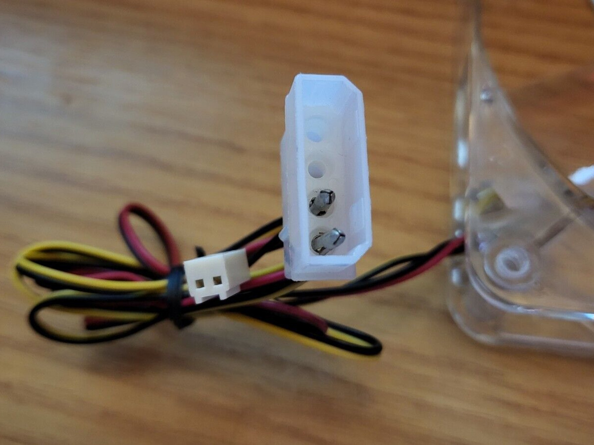 USED Cooler Master 140mm Clear Case Fan