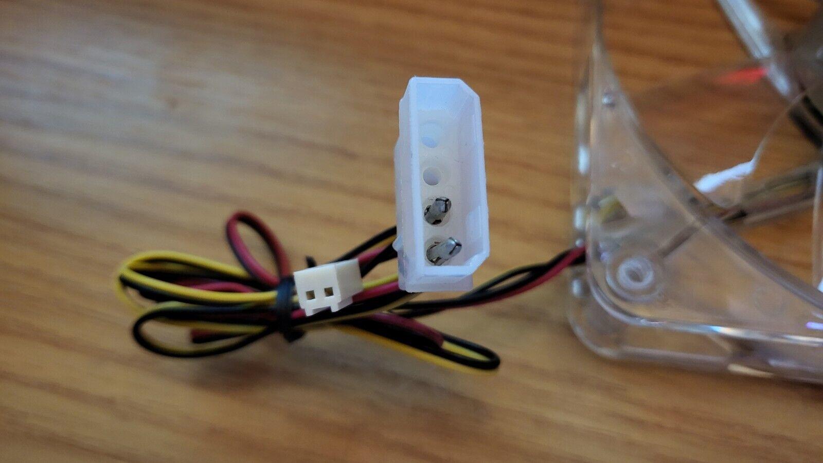 USED Cooler Master 140mm Clear Case Fan