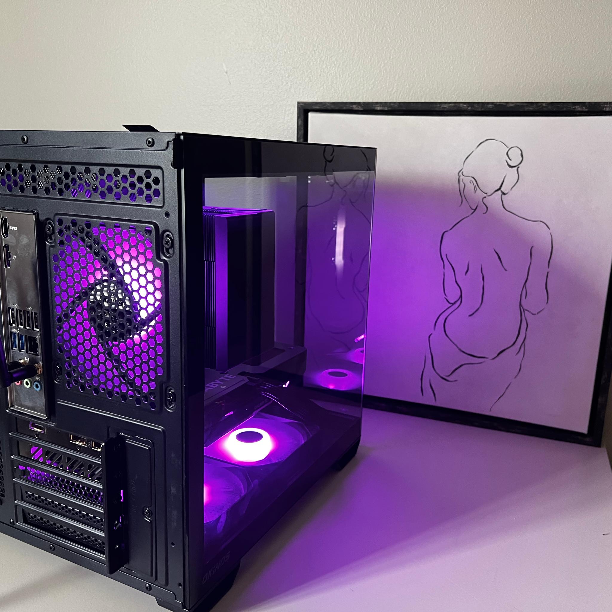 🟣9060xt. 12600k ✨1tb 16gb ddr4✨ 750 watt psu ✨Okinos mirage 4 case 🟣like new 🟣