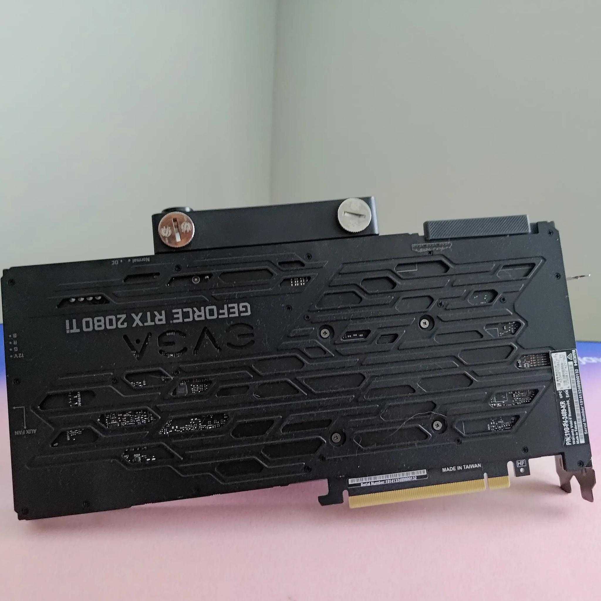 EVGA RTX 2080Ti FTW3 Hydro Copper Waterblocked GPU
