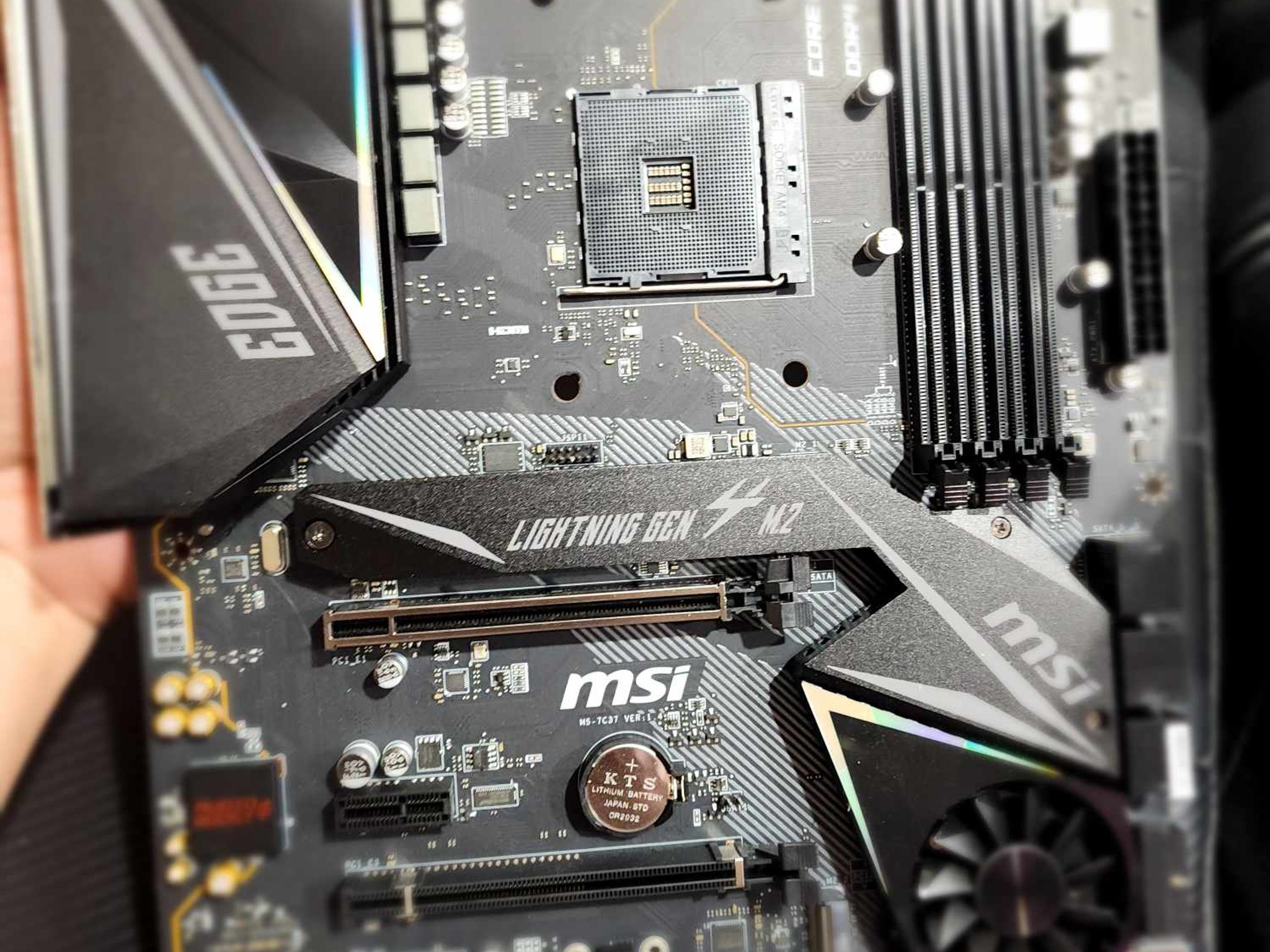 MSI MPG X570 Gaming Edge WiFi Motherboard AMD AM4 DDR4 AC Wi-Fi