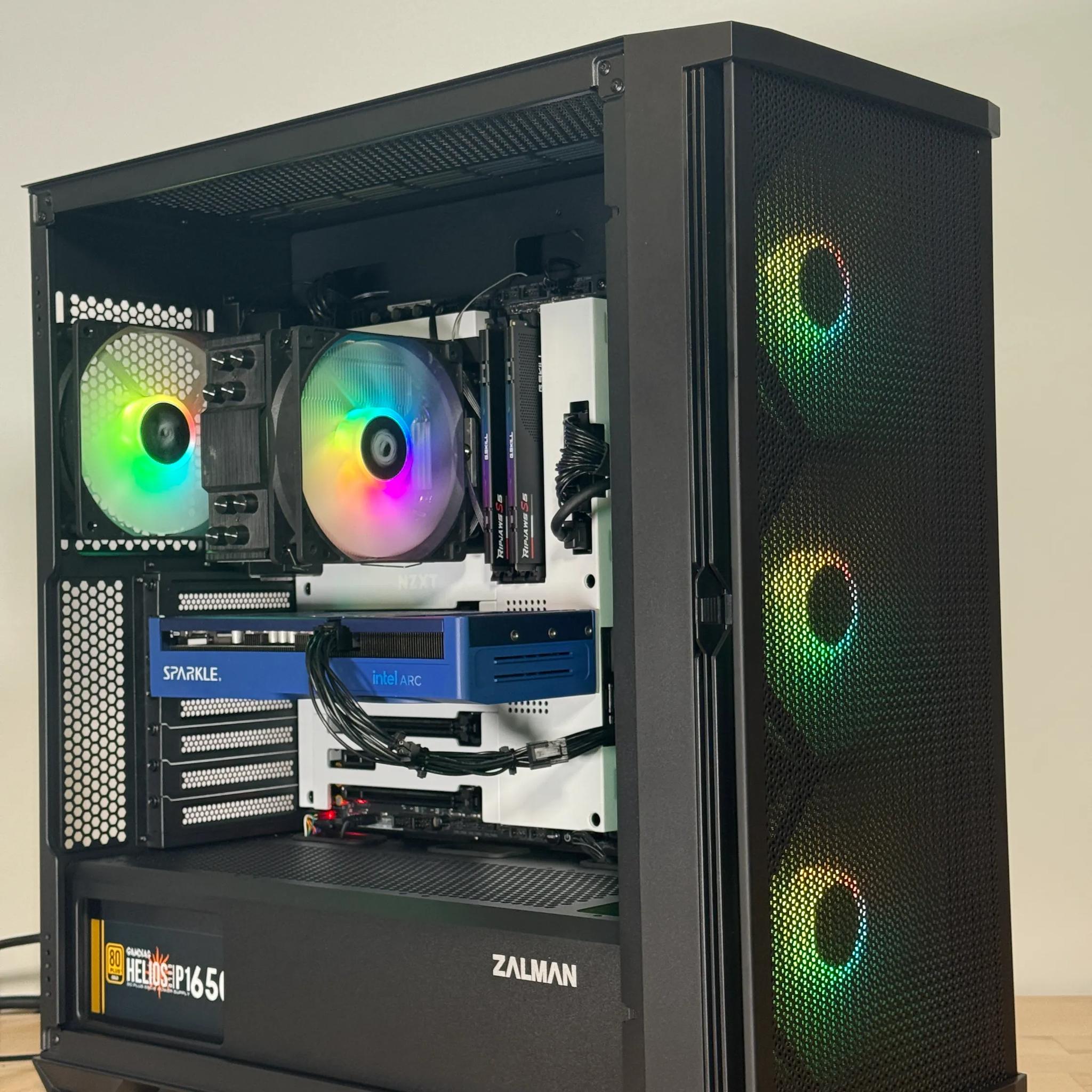 Arc B570 Intel Core i7 12700k Gaming PC