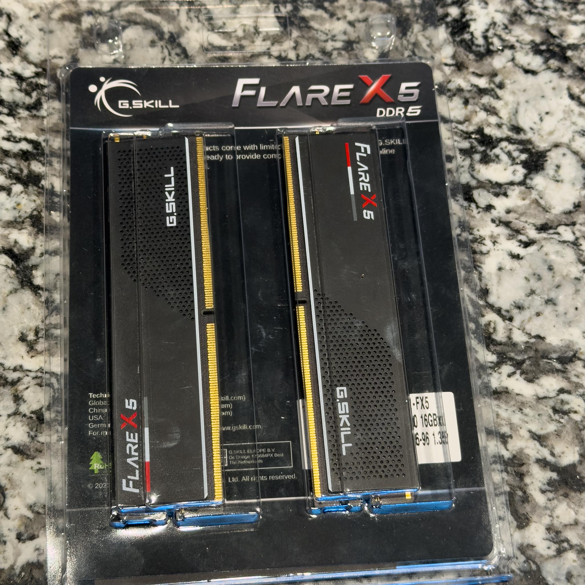 G.SKILL Flare X5 2x16GB DDR5-6000 Desktop RAM (Used)