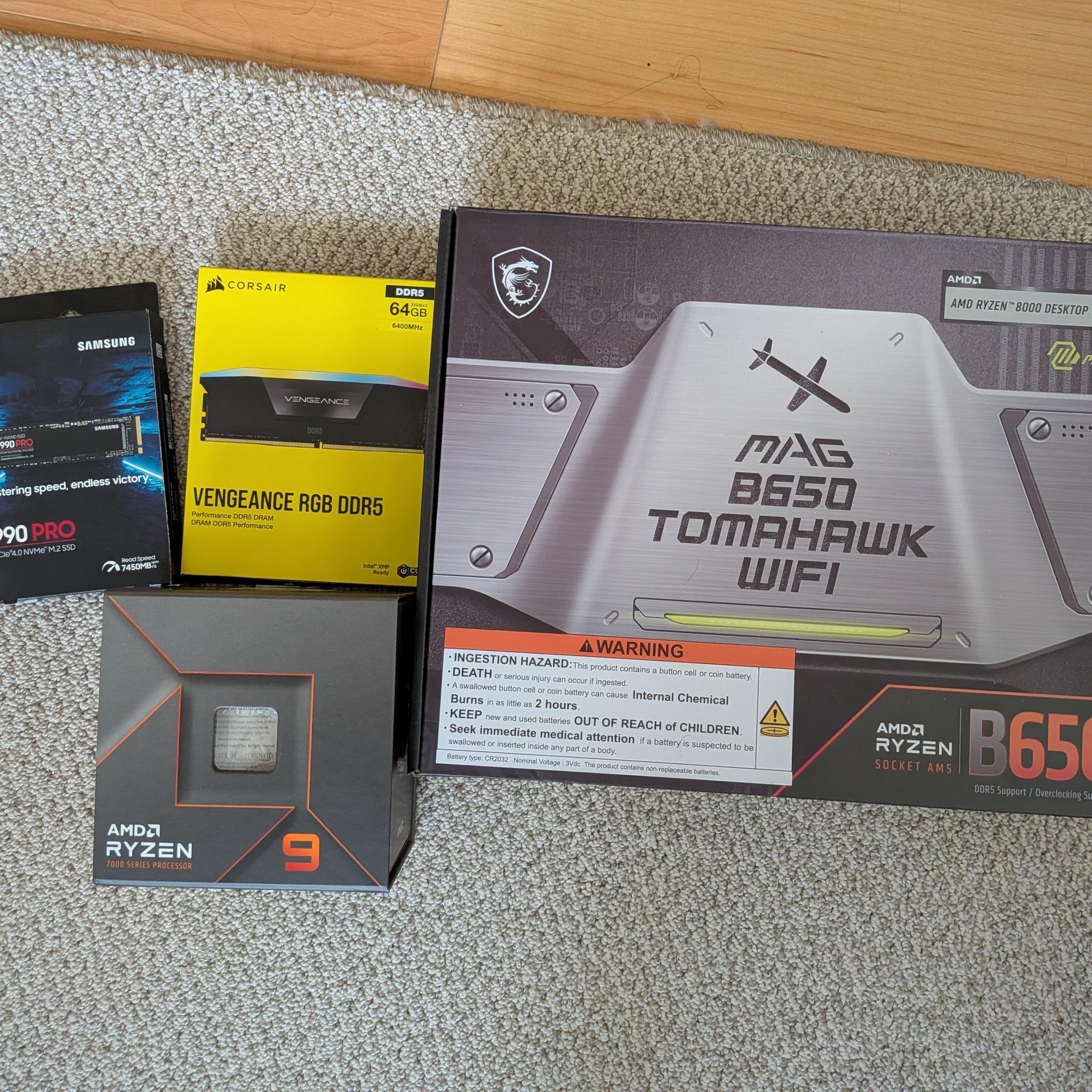 PC Build | Ryzen 9 7900x | 64 GB DDR5 | 2 TB SSD