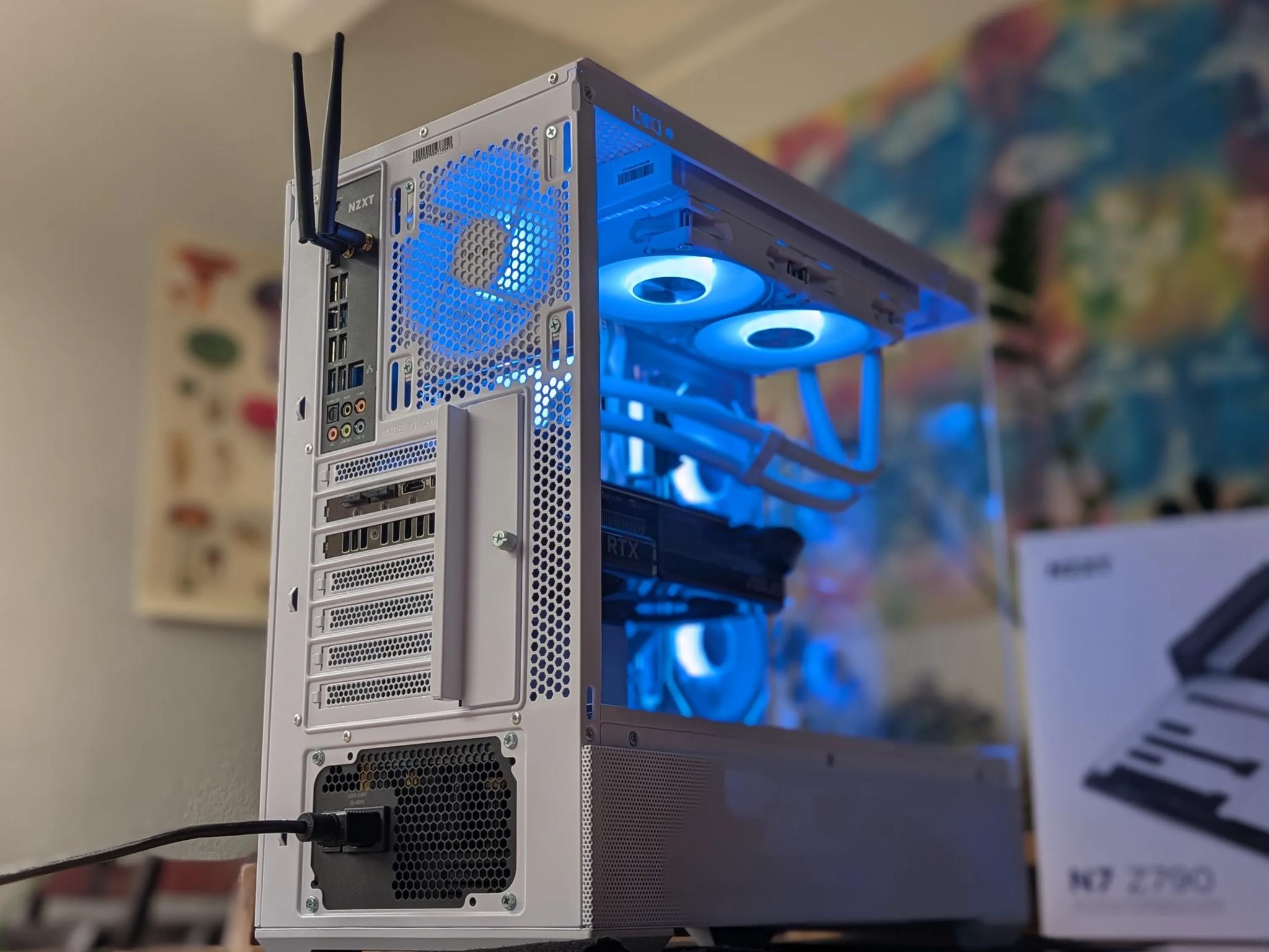 💀 Ghost – 4070 Gaming PC | 13600KF + 32GB DDR5 + NVMe Gen4 ⚡❄️