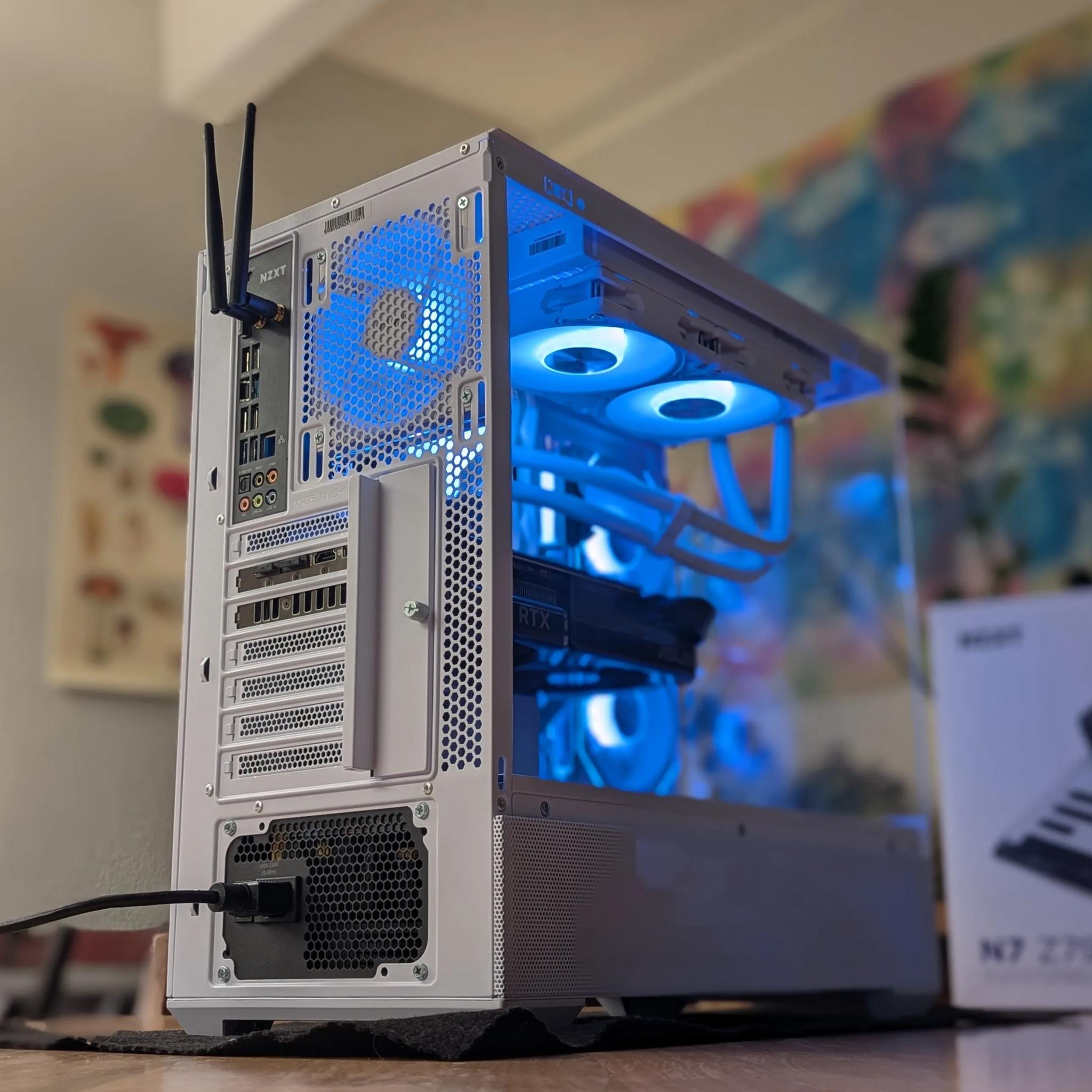 💀 Ghost – 4070 Gaming PC | 13600KF + 32GB DDR5 + NVMe Gen4 ⚡❄️