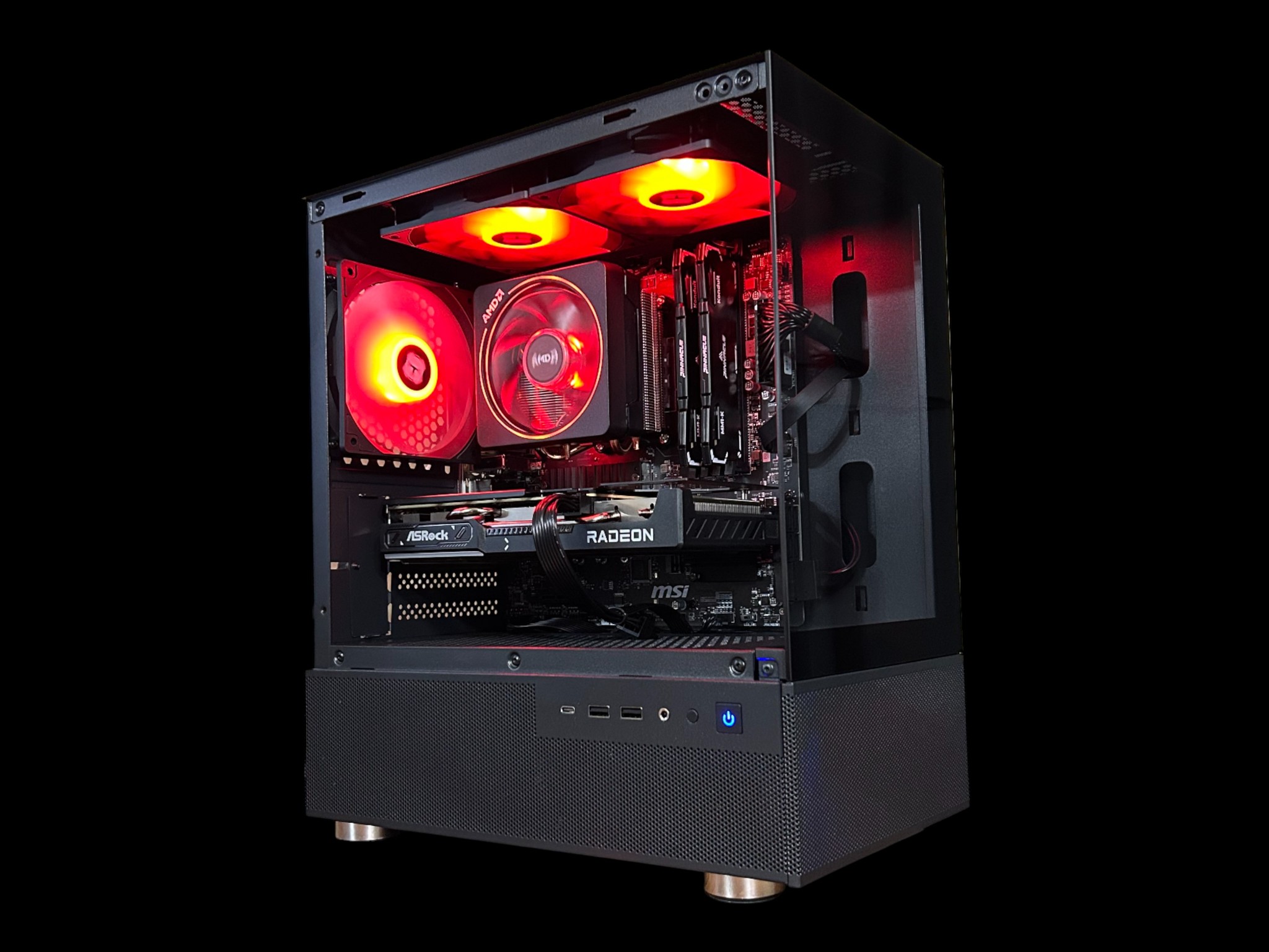 RX 9060XT 16GB | Ryzen 5 5600X | 16GB DDR4 | 1TB NVMe | The Officer RX