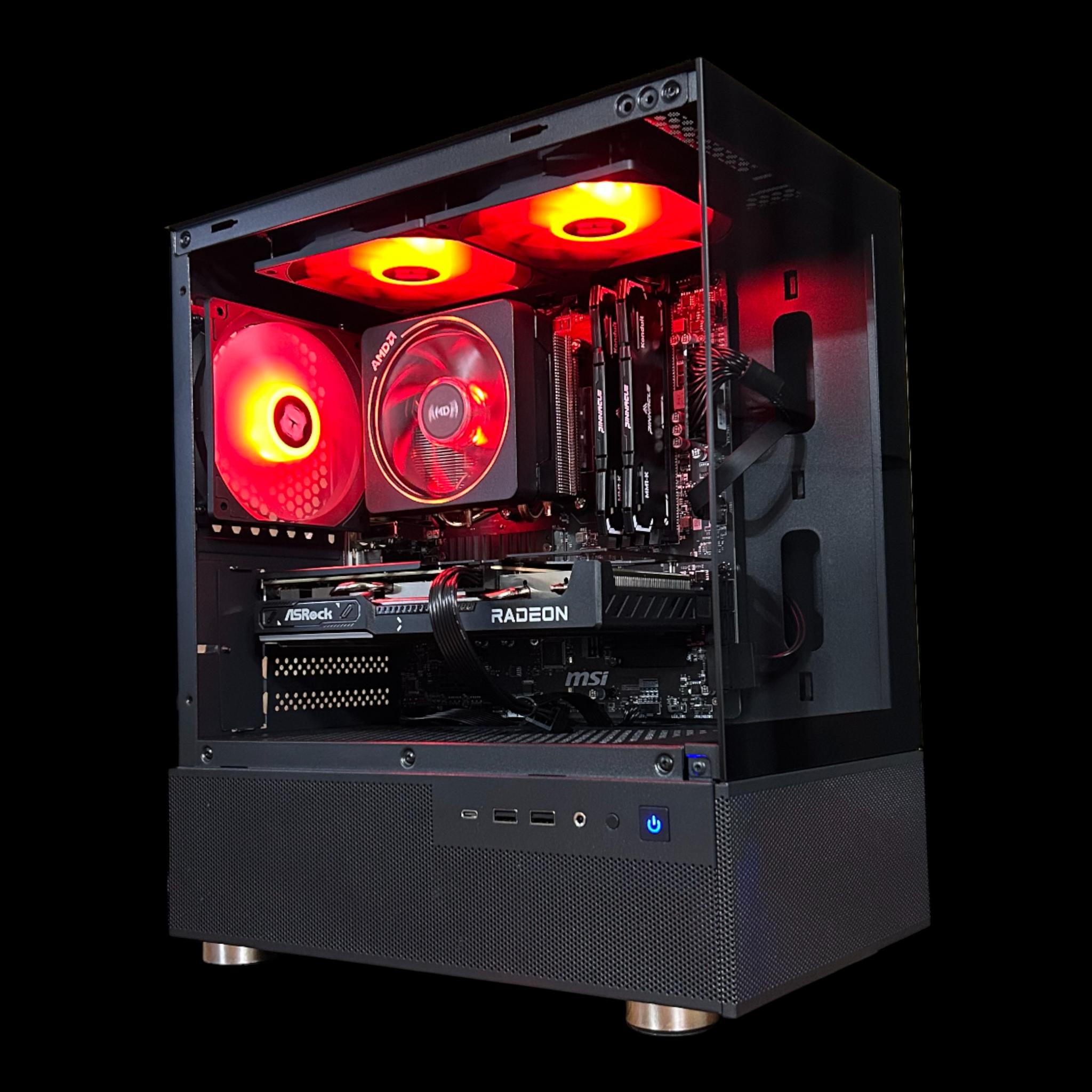 RX 9060XT 16GB | Ryzen 5 5600X | 32GB DDR4 | 1TB NVMe | The Officer RX