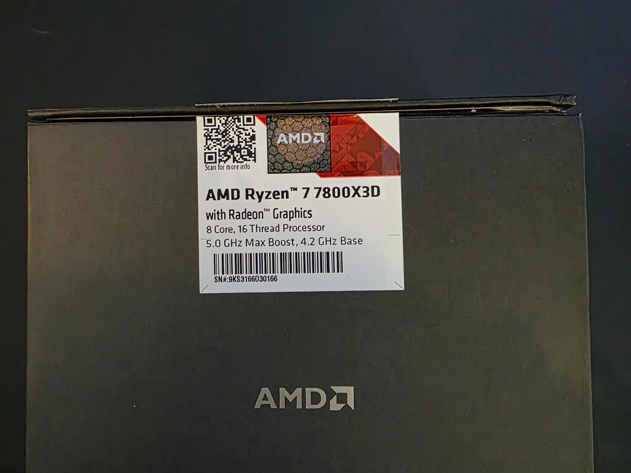 Ryzen 7 7800X3D USED