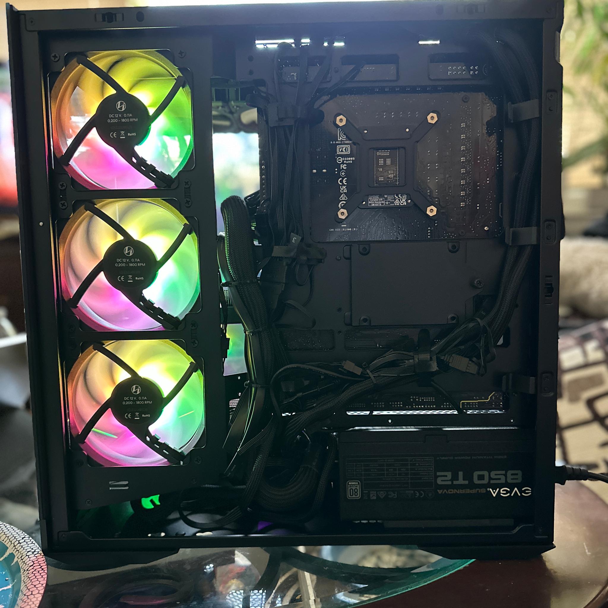 RTX 3080 // i7-12700K // 32GB RGB DDR5 // 1TB SSD // High End // Custom All-Black Gaming PC