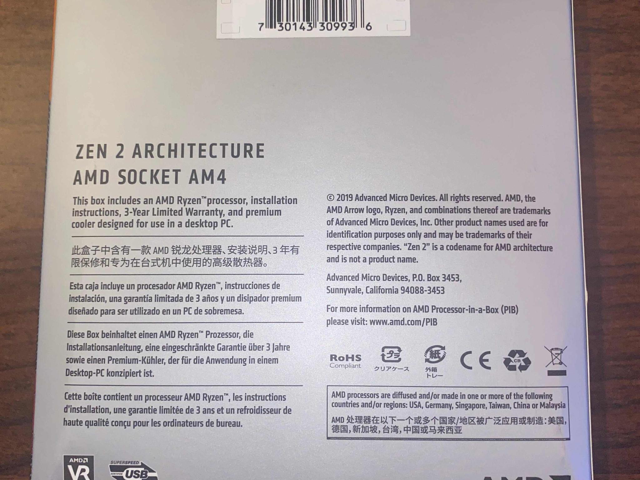 AMD Ryzen 5 3600