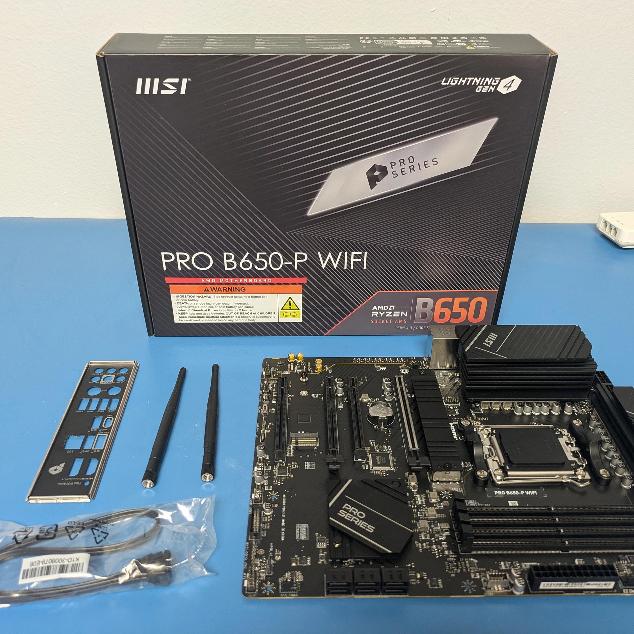 MSI Pro B650-P Wifi AMD AM5 Motherboard