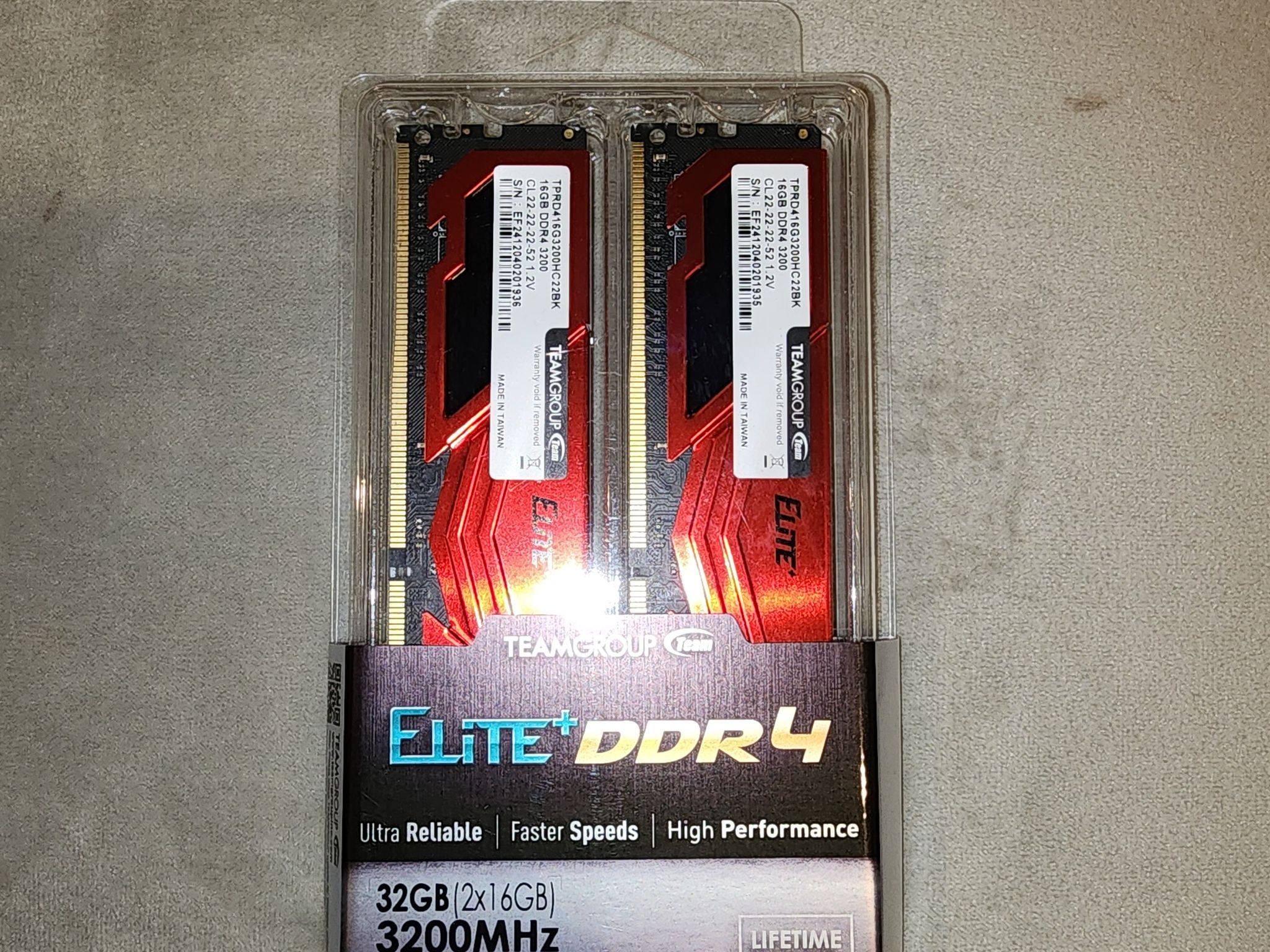 TEAMGROUP Elite DDR4 RAM 2x16 (32GB) 3200MHz
