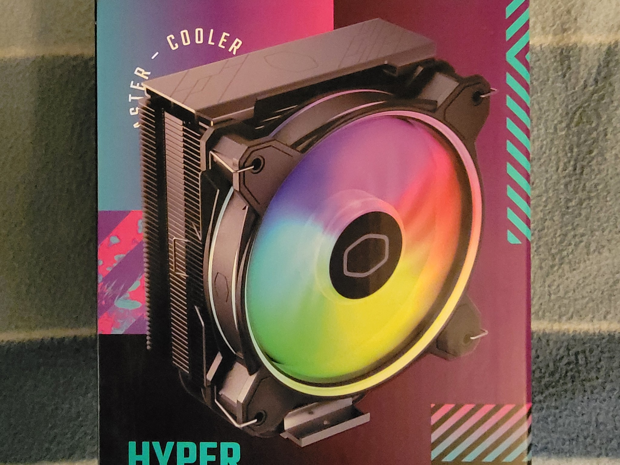 Cooler Master Hyper 212 Halo CPU Heat Sink Cooler - Black - Brand New in Box