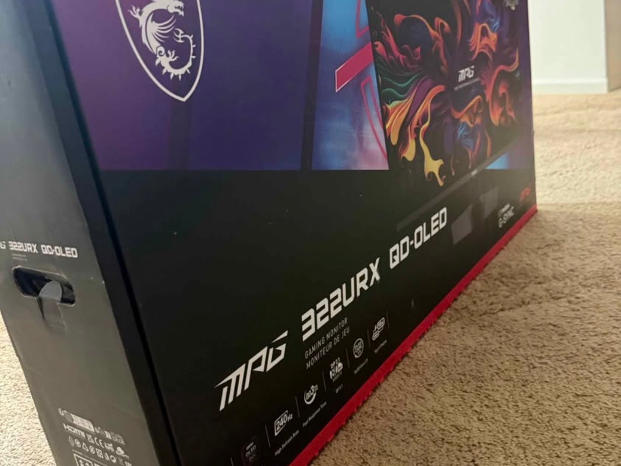 MSI MPG 322URX QD-OLED Gaming Monitor
