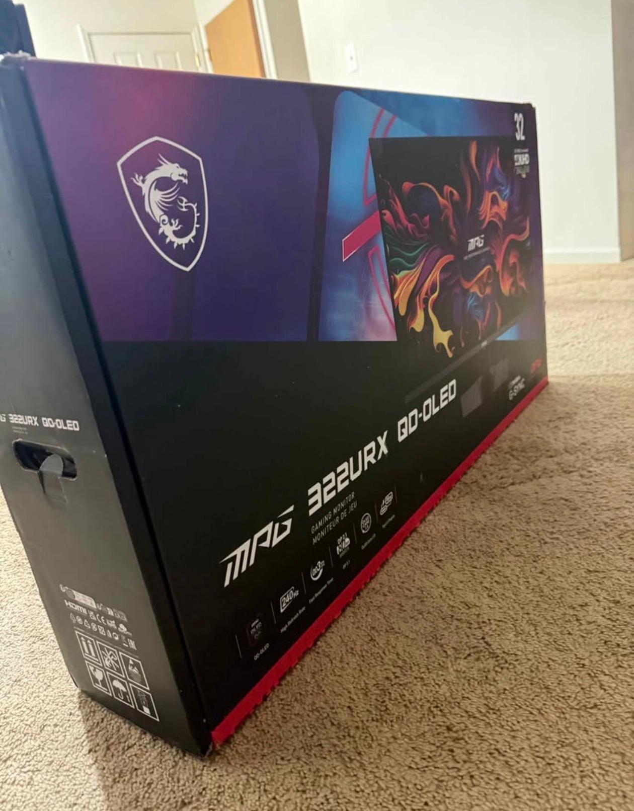 MSI MPG 322URX QD-OLED Gaming Monitor