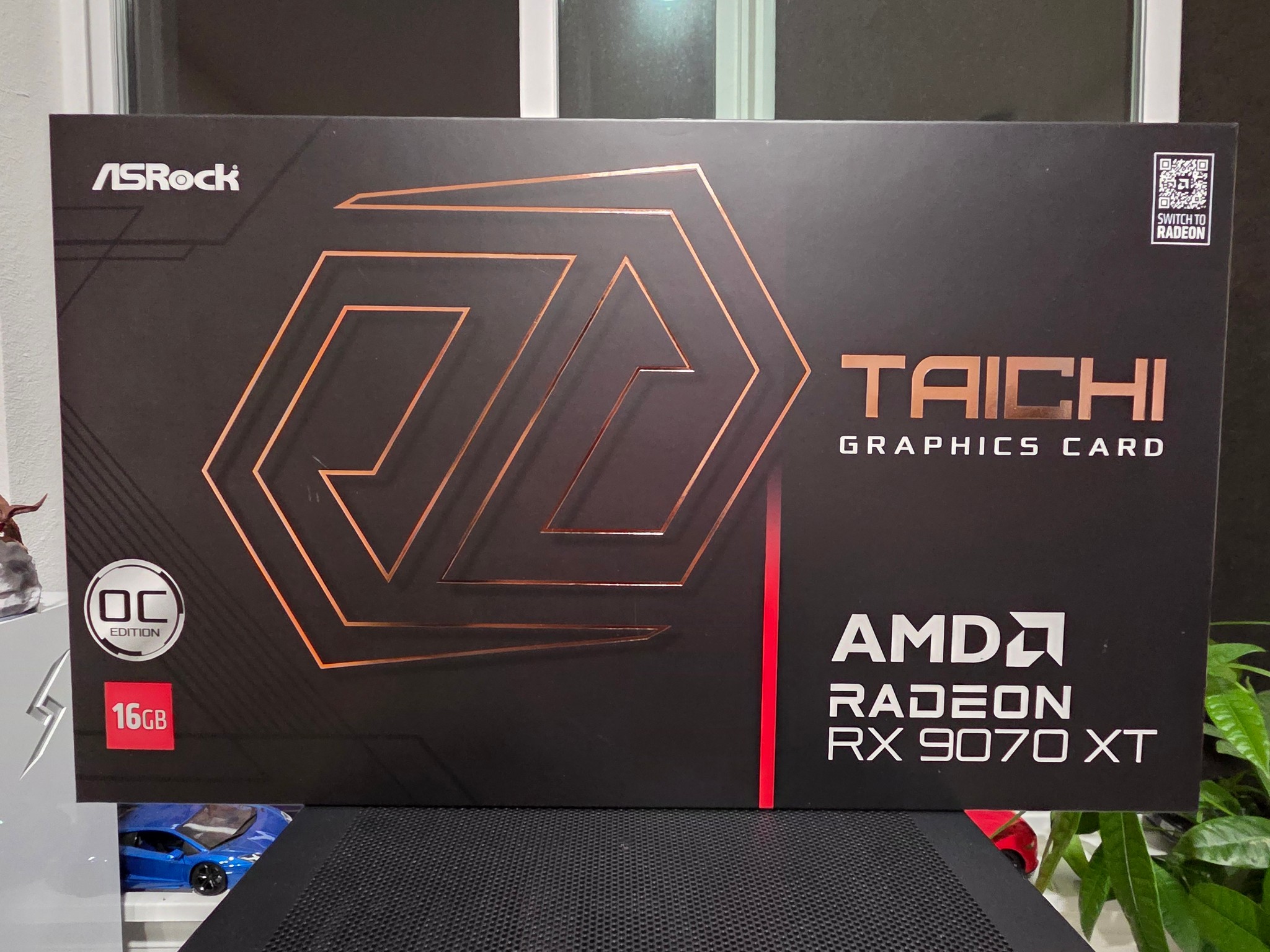 ASRock AMD Radeon RX 9070 XT Taichi Overclocked Triple Fan 16GB GDDR6 PCIe 5.0 Graphics Card