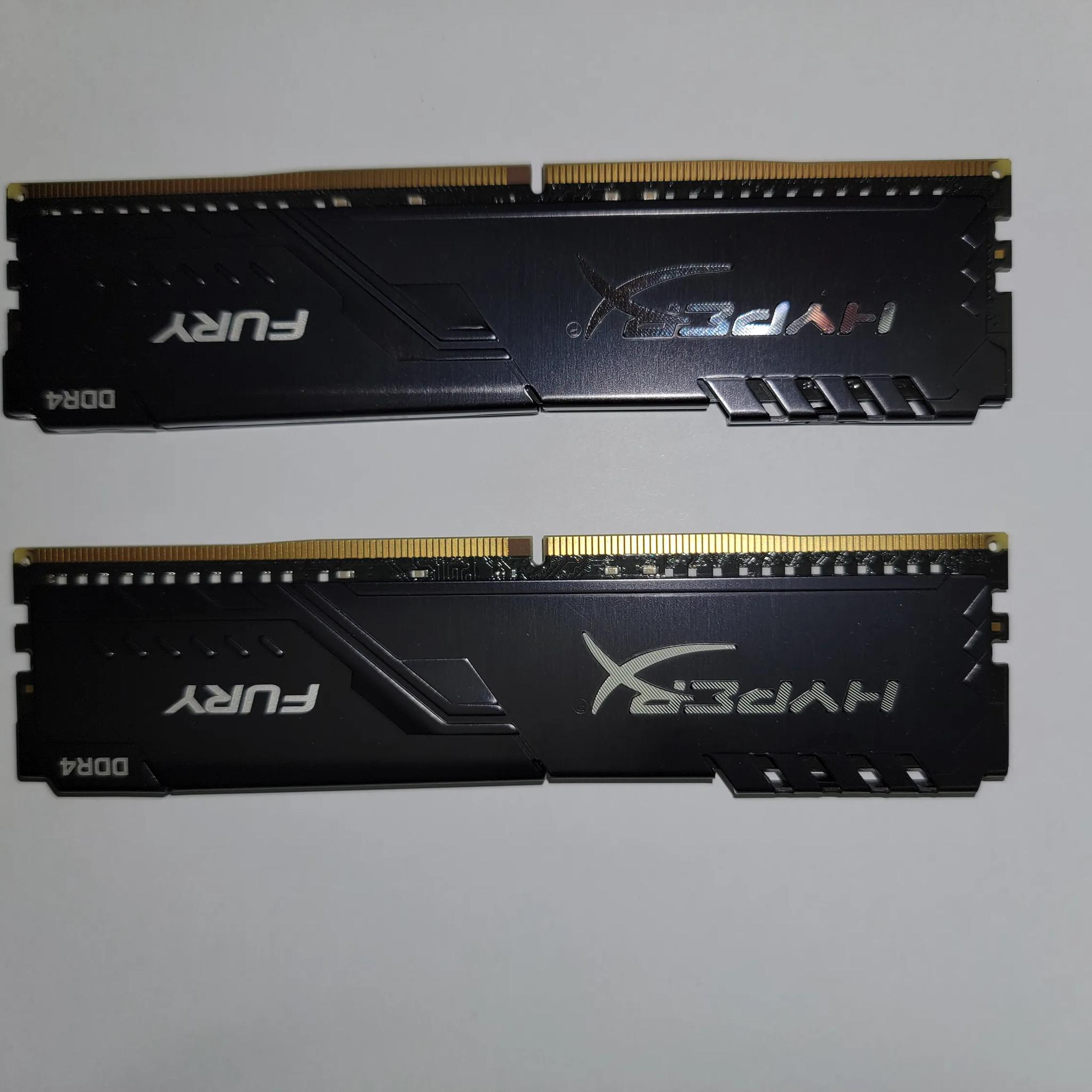 HyperX Fury 32GB 3200MHz DDR4 CL16 DIMM (Kit of 2)  Black XMP Desktop Memory HX432C16FB3K2/32