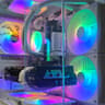 UDGX WhiteForge — Ryzen 5 • RX 7600 XT 16GB — 1080p/1440p Gaming PC