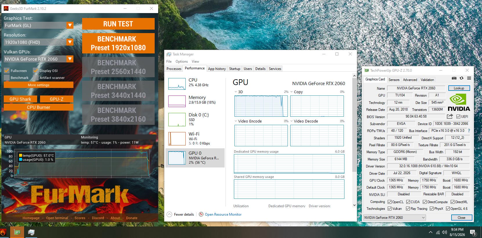 EVGA KO ULTRA GAMING GeForce RTX 2060
