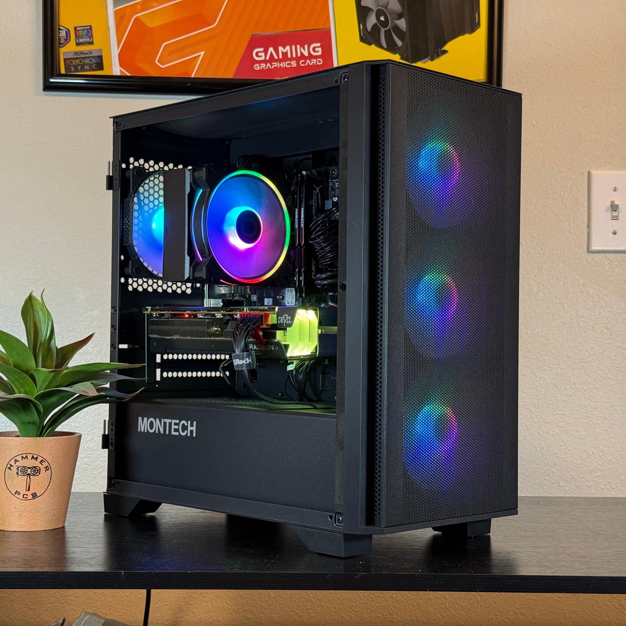 🏮RX 6600 XT, Ryzen 7 2700X, 16gb RAM, 1.5TB Storage🏮| Gaming PC | Fortnite, CoD, Forza 6, and more