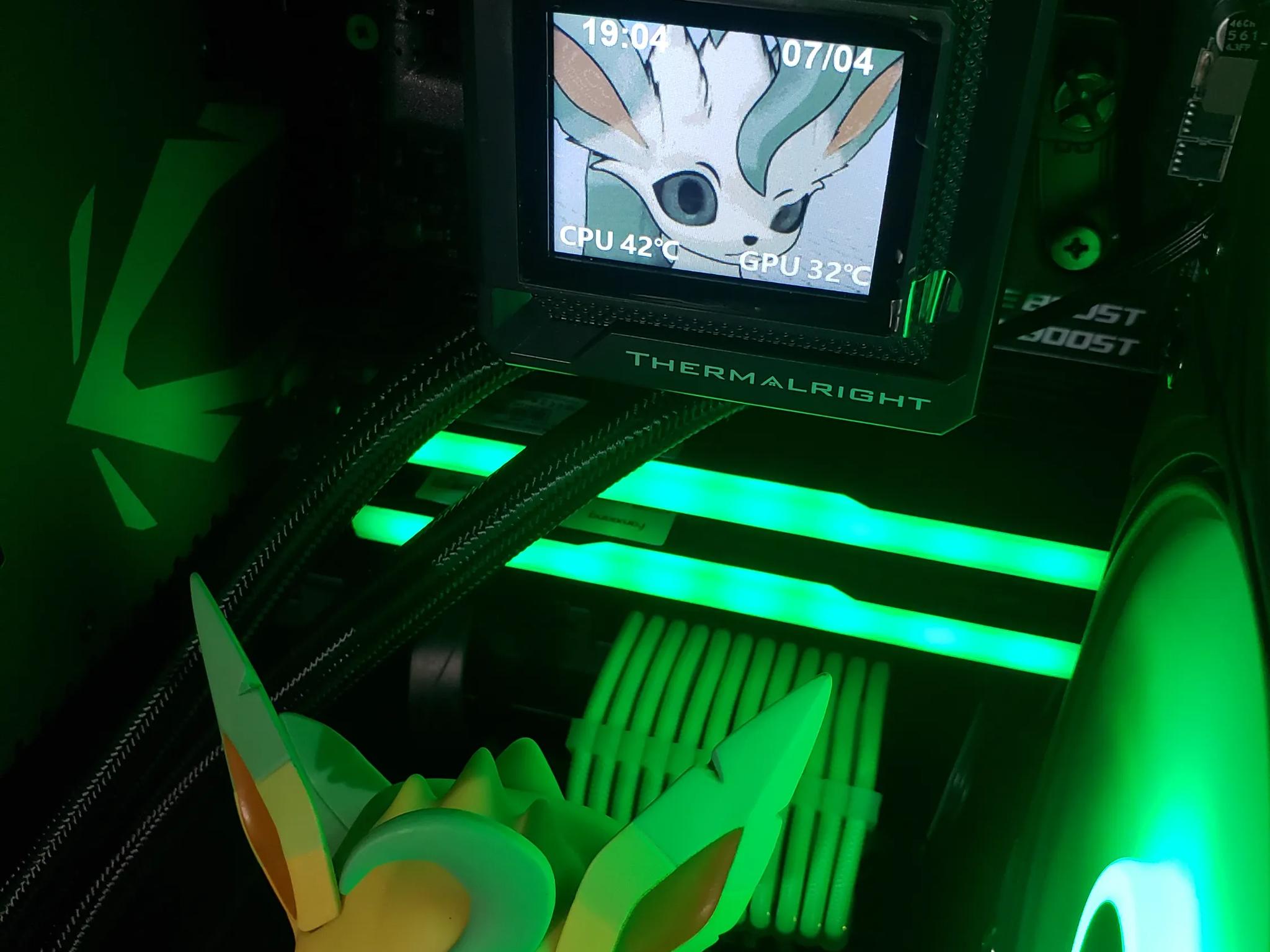 Leafeon Themed 1080/1440p Gaming PC | AMD Ryzen 5 3600 | RTX 2070 Super | 16GB RAM | 1TB NVMe SSD