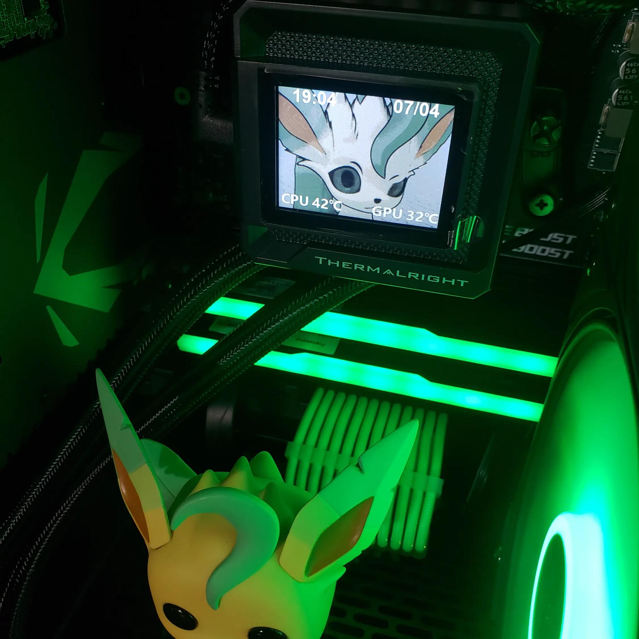 Leafeon Themed 1080/1440p Gaming PC | AMD Ryzen 5 3600 | RTX 2070 Super | 16GB RAM | 1TB NVMe SSD