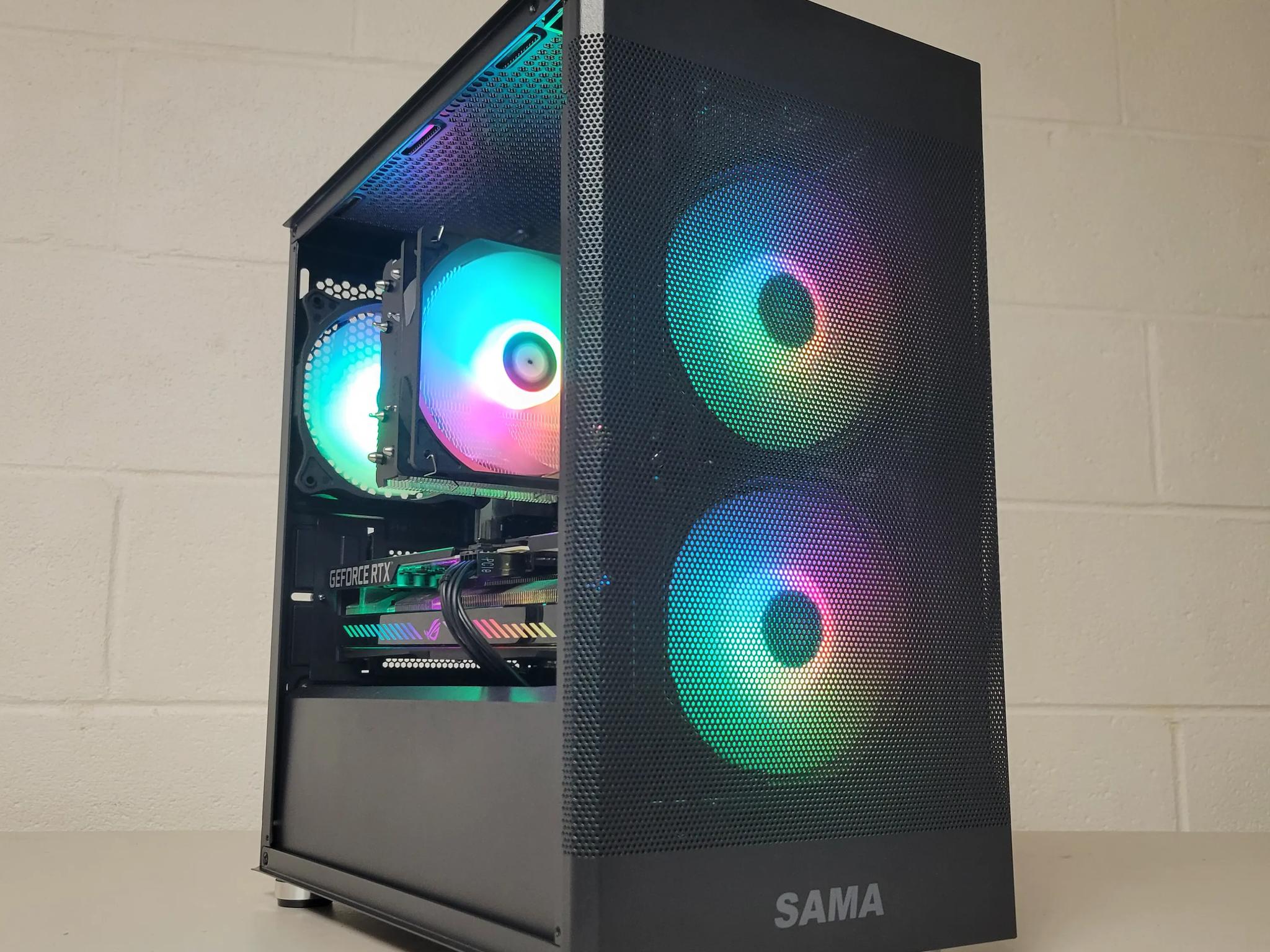 🌈☔RTX 3060 12gb Black Gaming PC🌈☔(Ryzen 5 5600//RTX 3060 12gb)