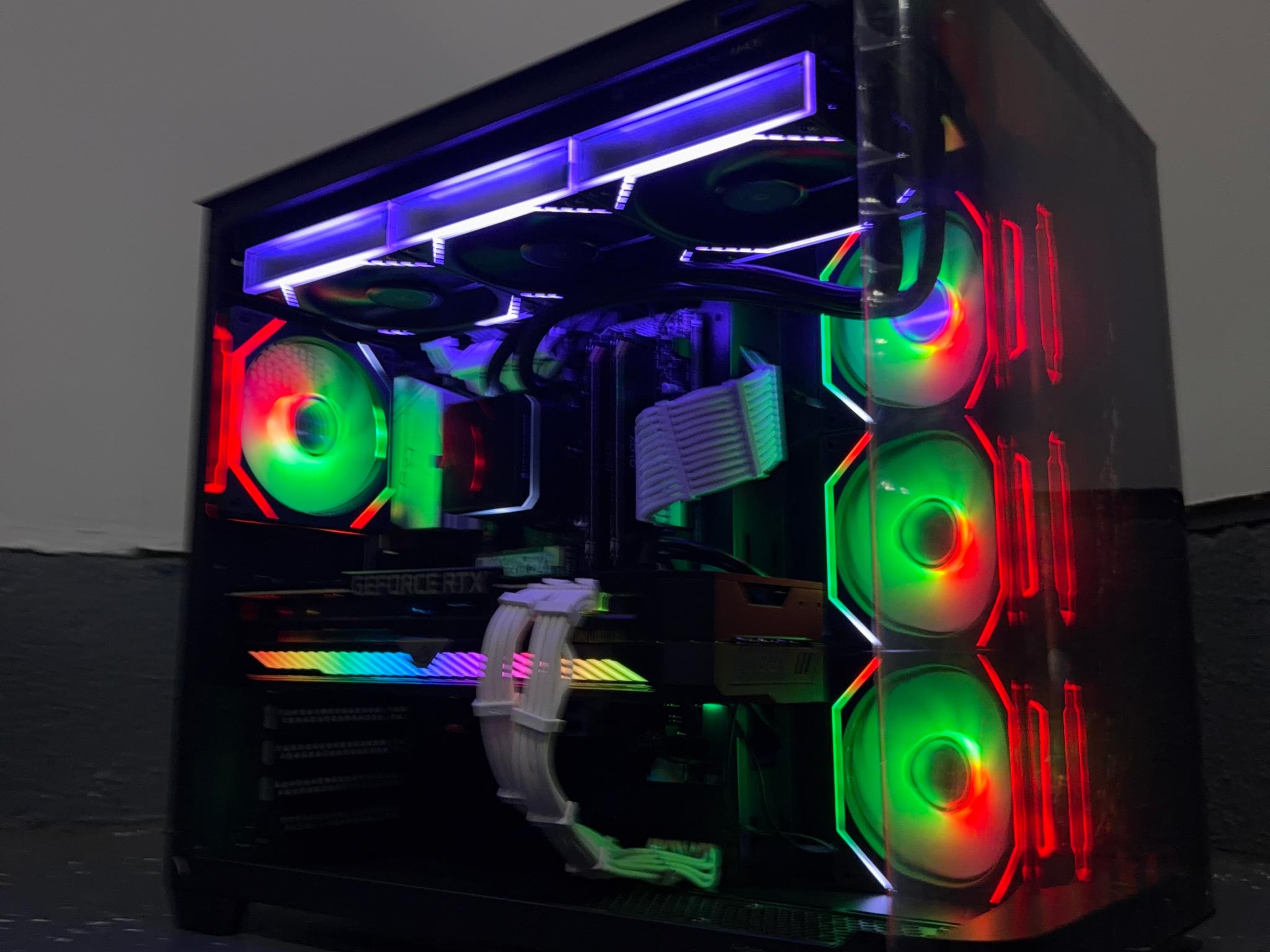 ❄️"Arctic Specter"⚫️ | 1440p Gaming | RTX 3070 | i7 10700 | 16GB Ram | 1TB SSD | Free Shipping