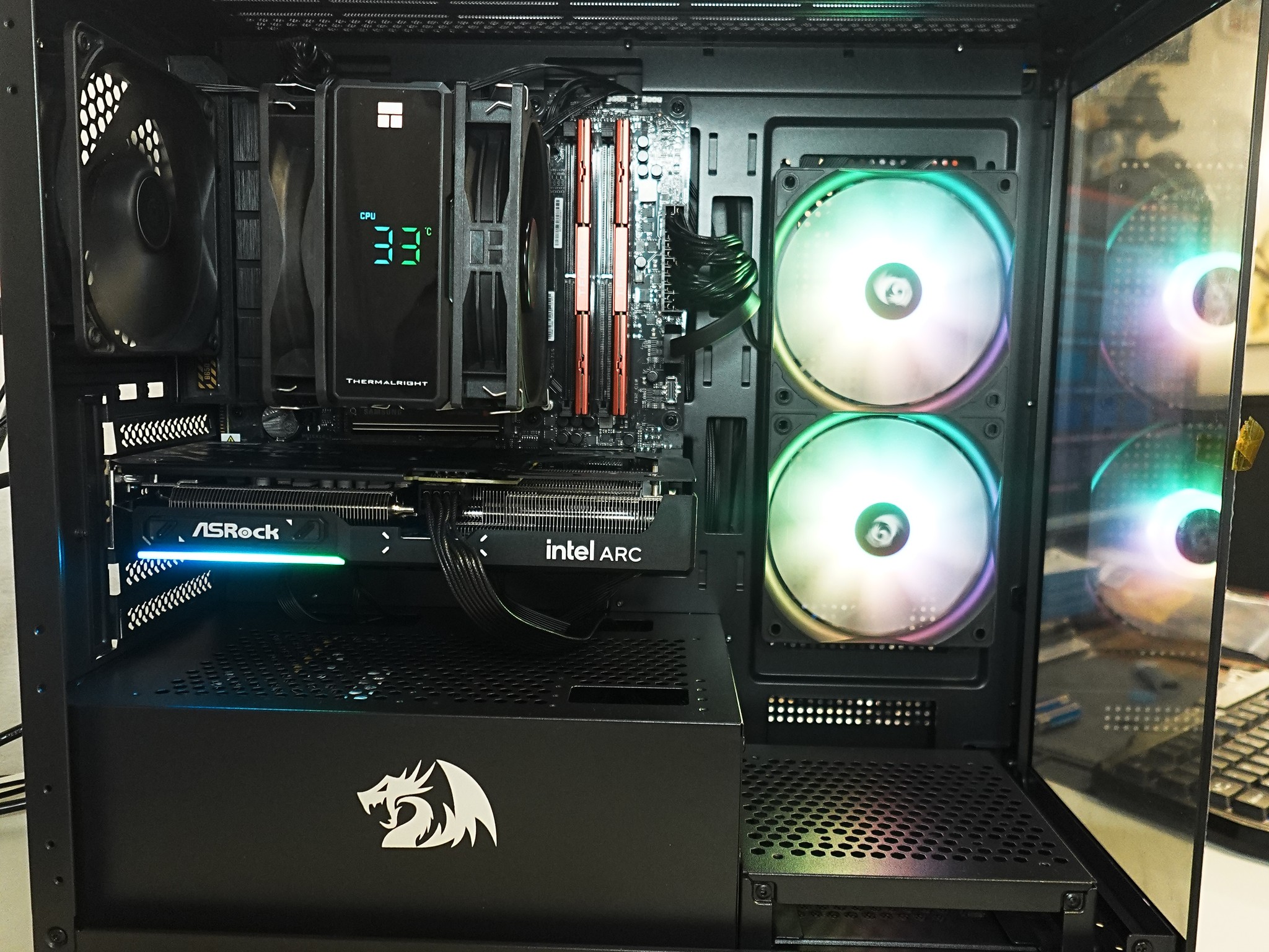 🏎️🎩💎 Gorgeous Fishtank | Ryzen 5 7600X | Intel Arc B580 | 32GB DDR5 5200 | 1TB NVMe SSD