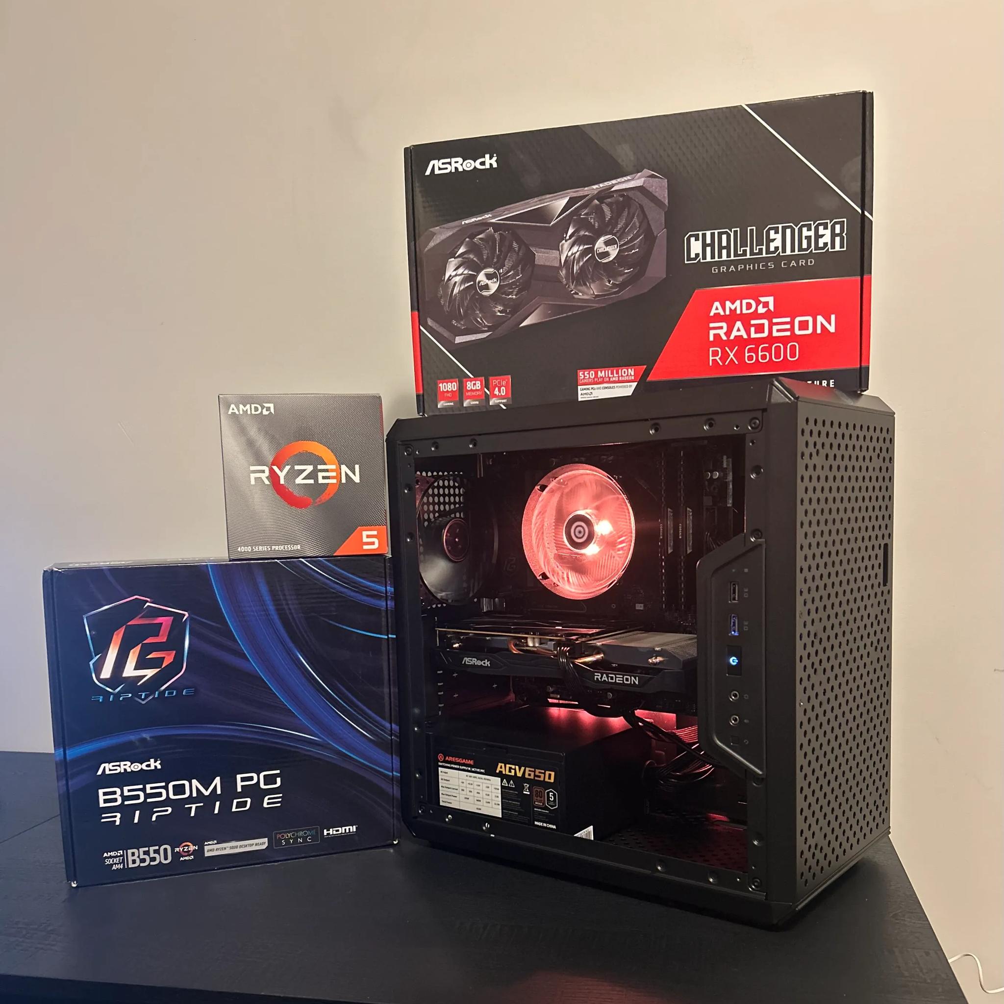 Budget Gaming Pc⚡RX 6600⚡Ryzen 5 4500