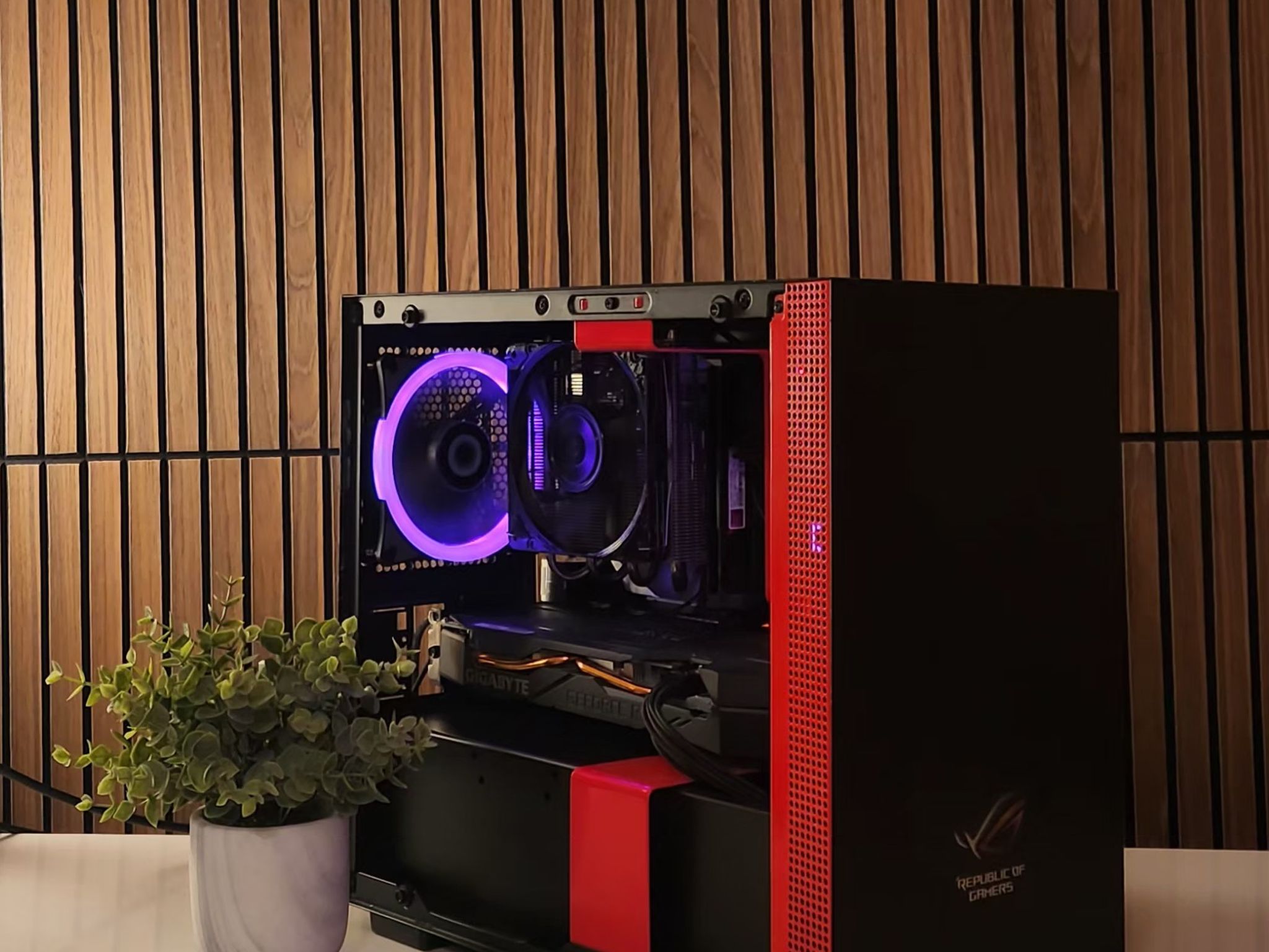 RED/Black Gaming PC | RTX 2070 | i7-8700K | 32GB RAM | 512GB NVMe | WiFi | Mini-ITX | WIN11/BT