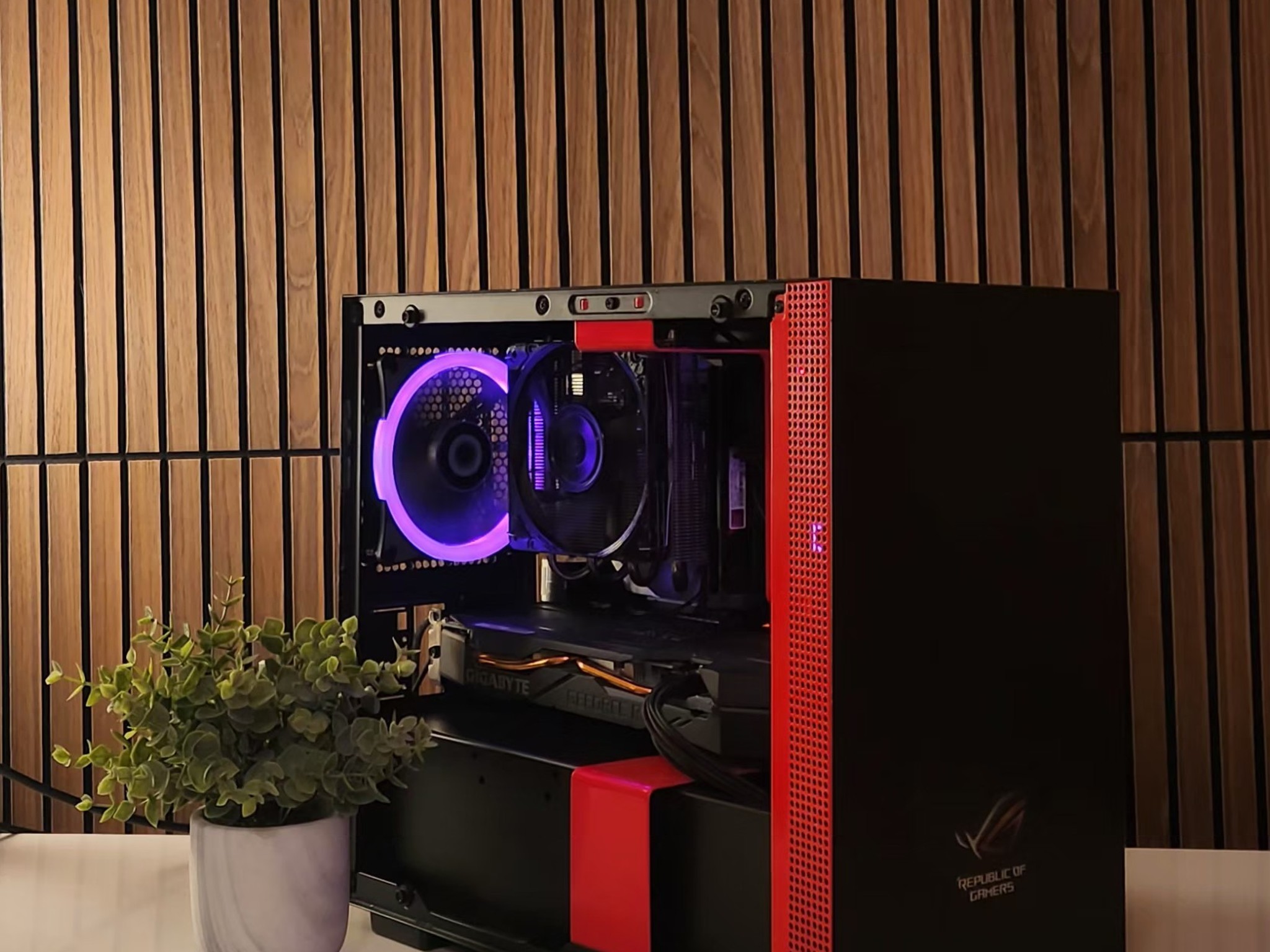 RED/Black Gaming PC | RTX 2070 | i7-8700K | 32GB RAM | 512GB NVMe | WiFi | Mini-ITX | WIN11/BT