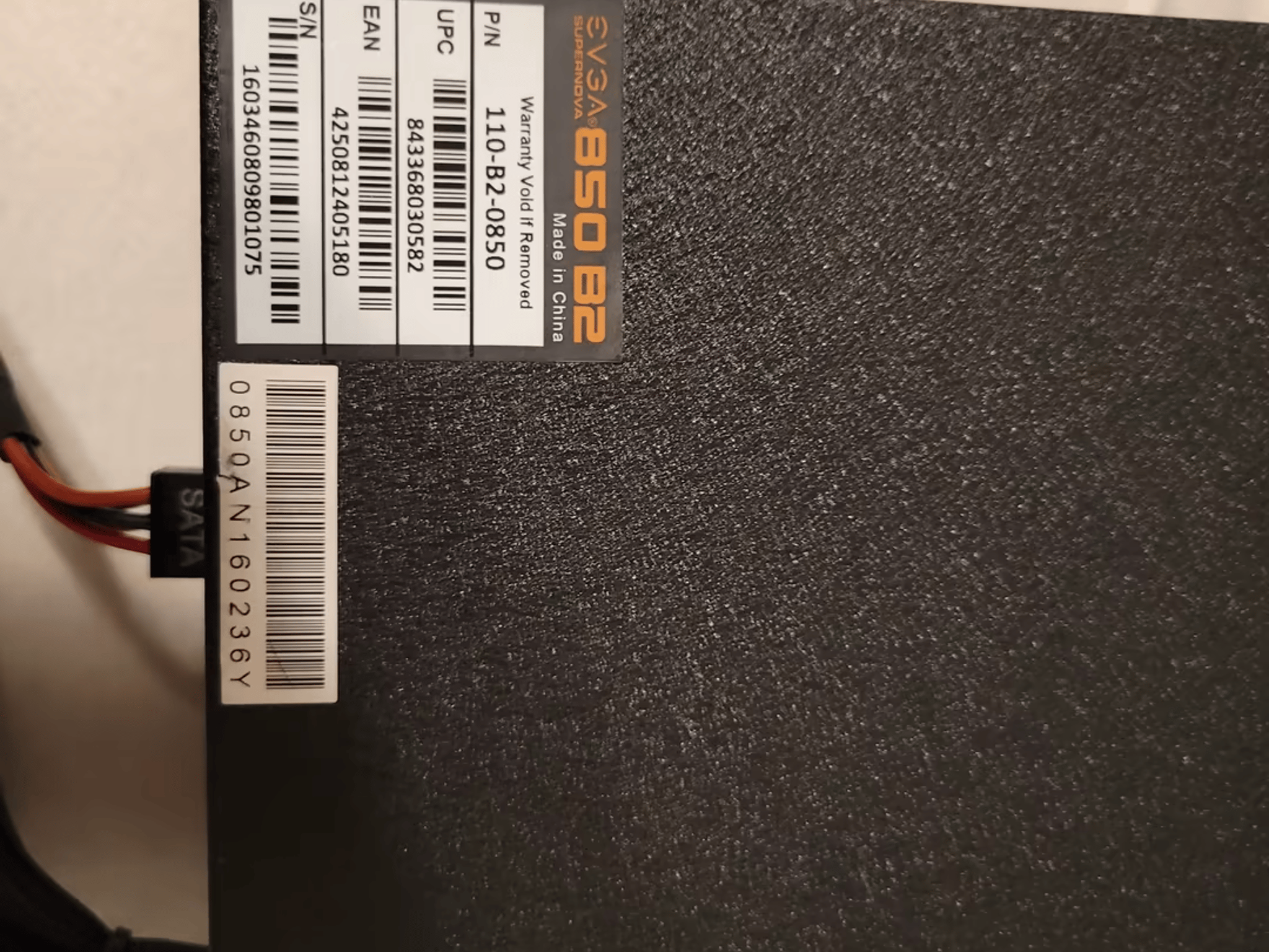 EVGA Supernova 850 B2 Power Supply- USED