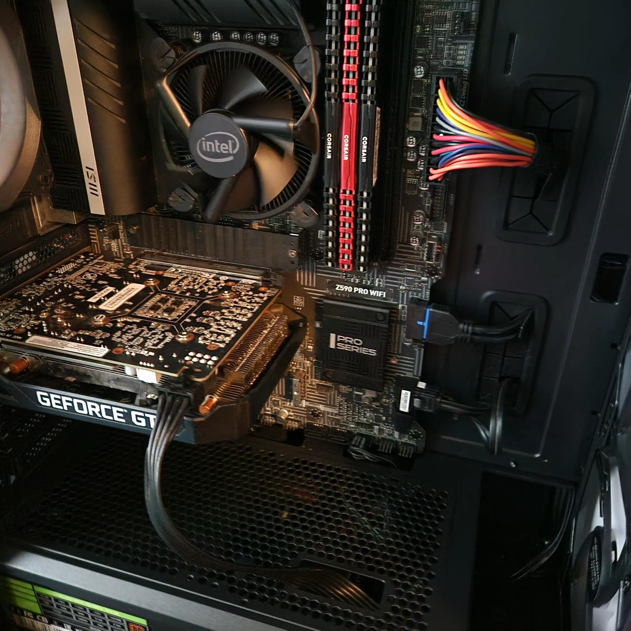 THE RED MONSTER 3 Budget 1080P gaming pc GTX 1660 super/ Intel 10105f