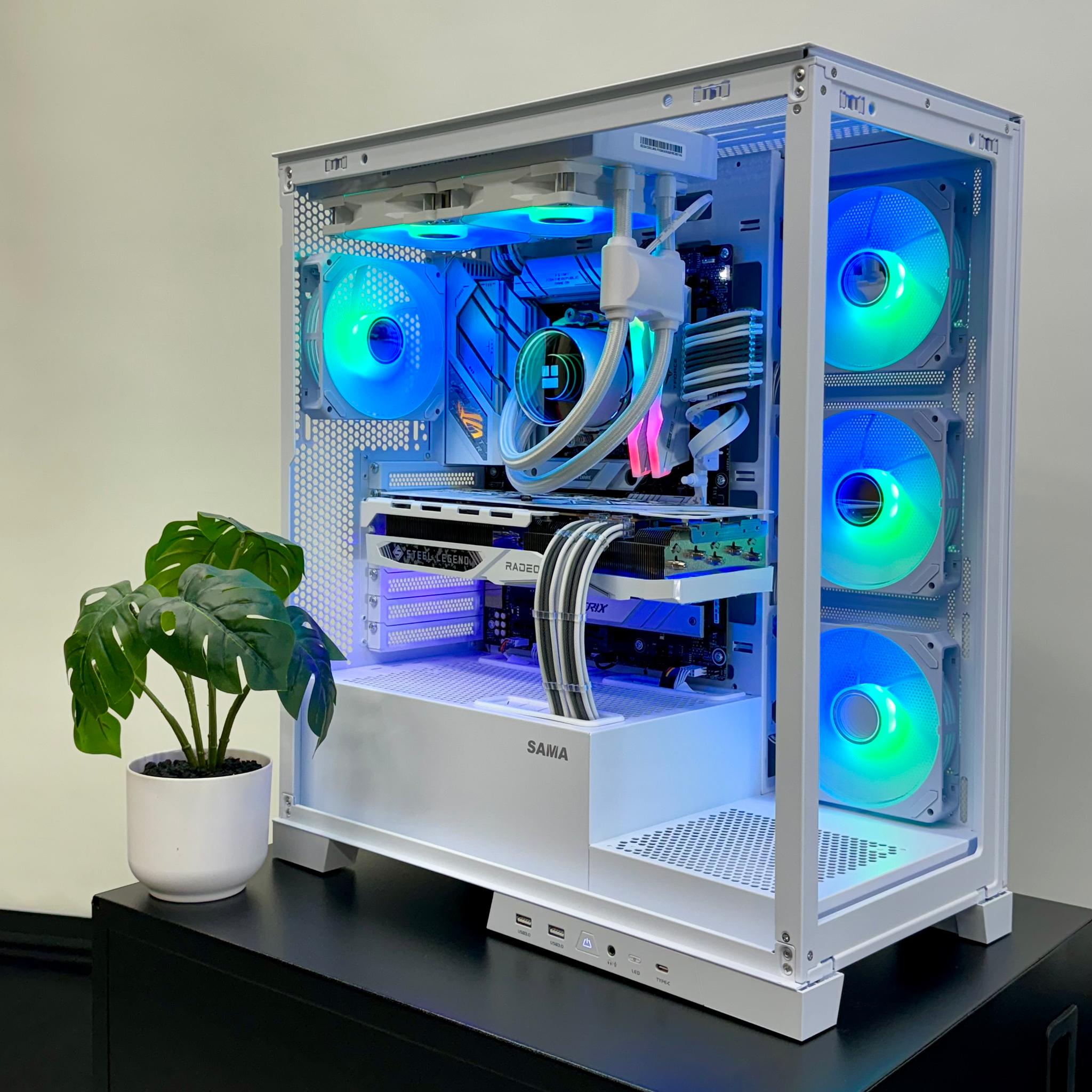 Almost Heaven 🪽 Radeon RX 7900 GRE ☀️ AMD Ryzen 7600X 🌙32GB RAM DDR5 ✨1TB m.2 📖 White Build
