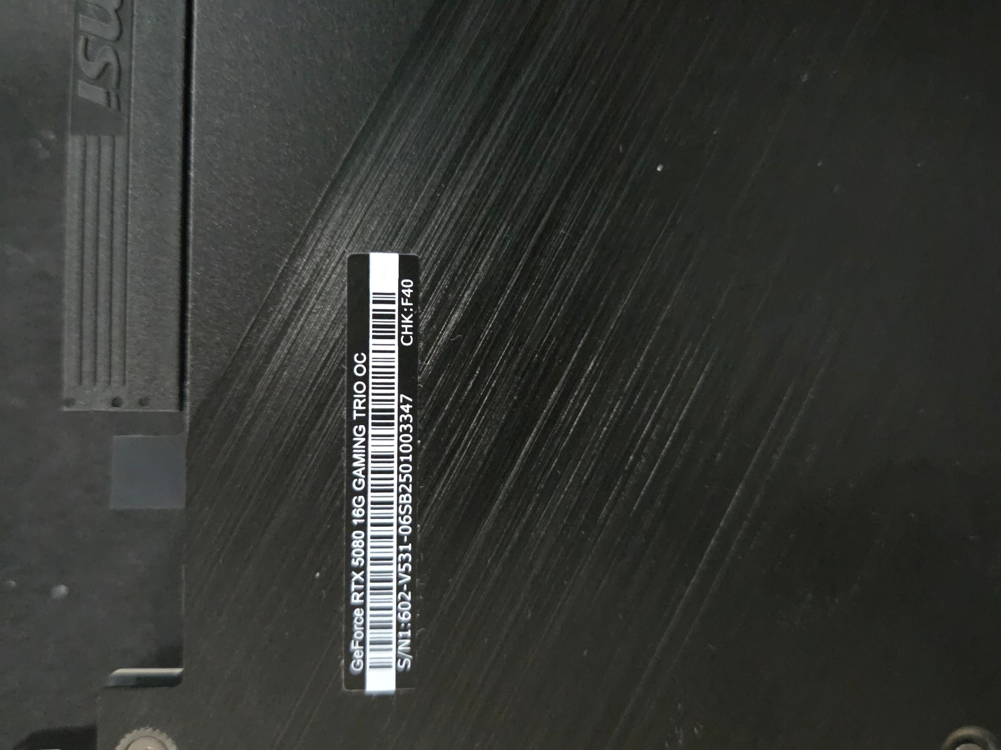 MSI 5080 Trio OC ( Like New )