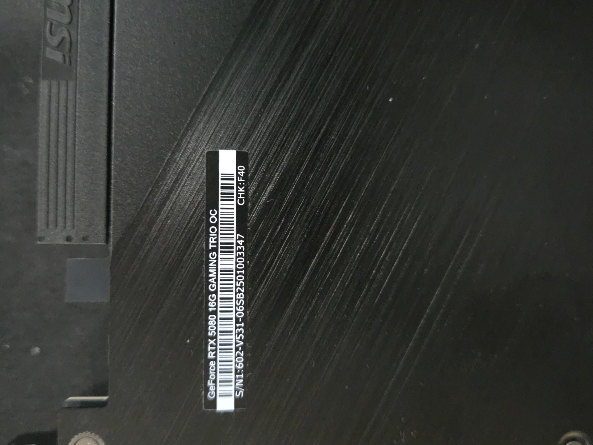 MSI 5080 Trio OC ( Like New )