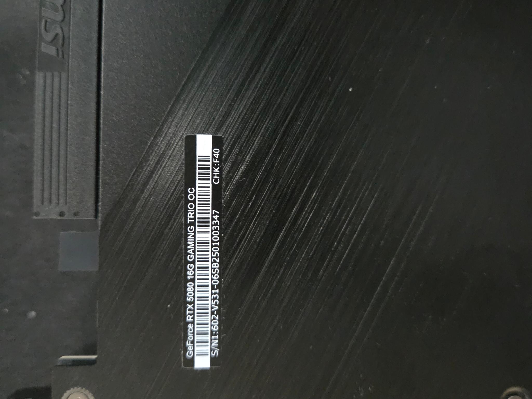 MSI 5080 Trio OC ( Like New )