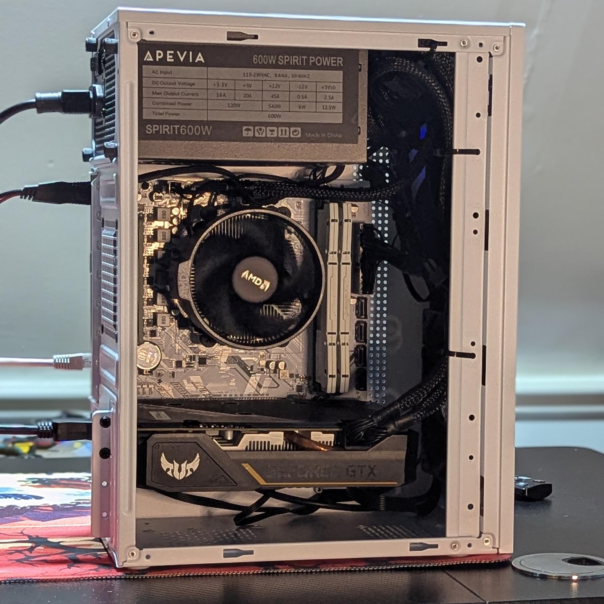 GAMING PC|AMD RYZEN 5 5500|ASUS TUF GAMING 1660 SUPER|16GB DDR4 3200|512 GB NVME SSD|WINDOWS 11 PRO