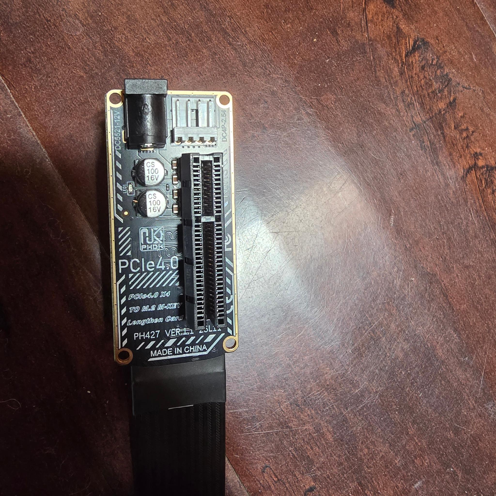 NGFF M.2 NVMe M-Key Right Angled Type 90 Degree to PCI-E X1 X4 X8 X16 Cable 30cm GPU M2 2260 2280