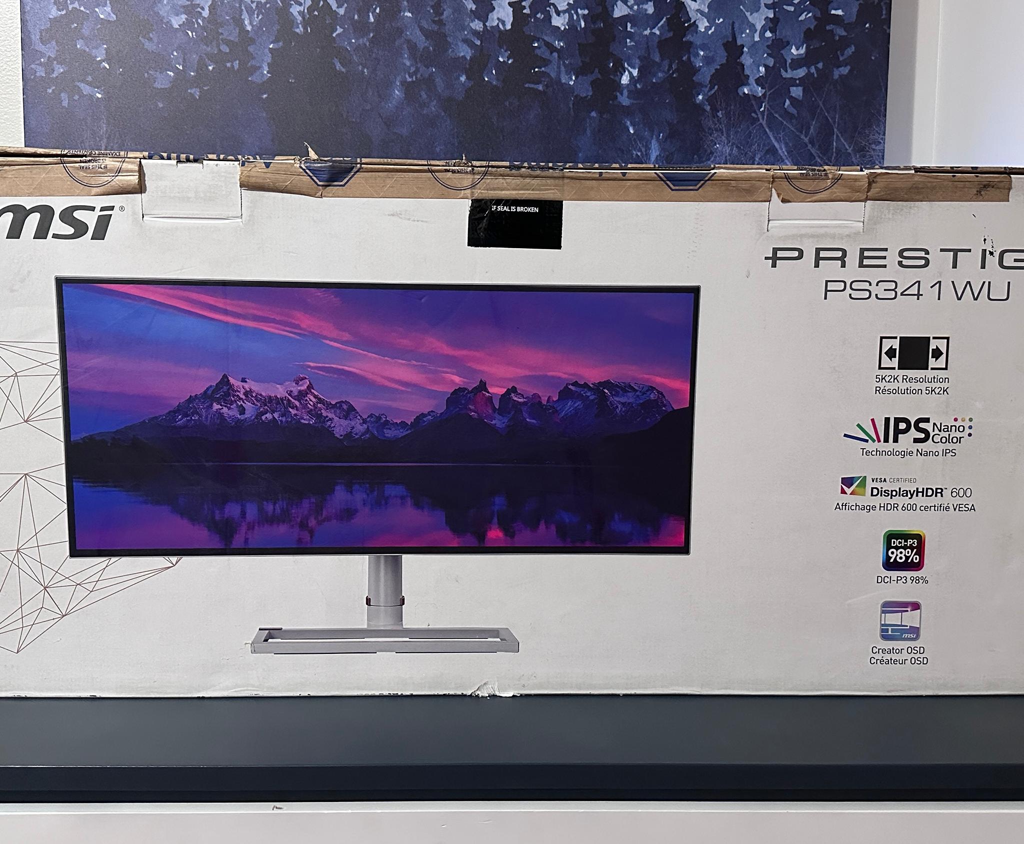 MSI Prestige 5K 34” Ultrawide Monitor - PS341WU