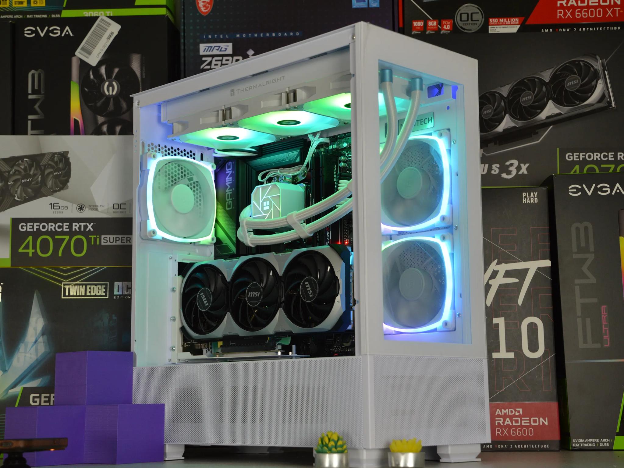 🌨️🌨️| RTX 4070 Ti 12GB| Ryzen 7 7700X | 32 GB DDR5 RAM | 2TB GEN 4 NVME SSD | Snow Cloud |