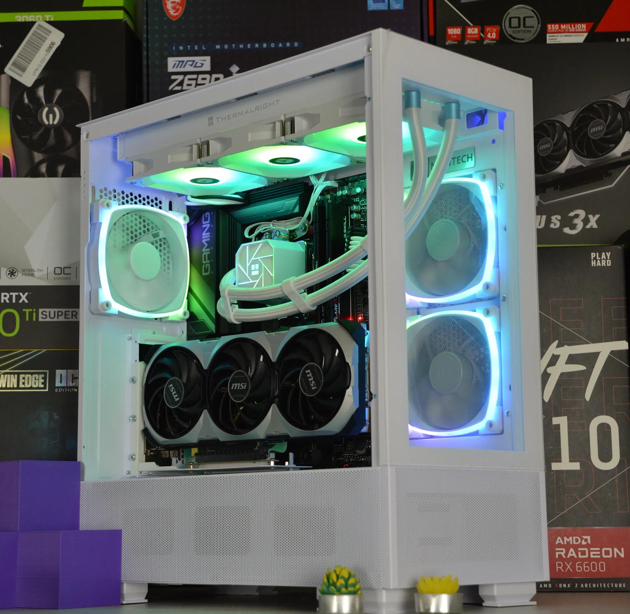 🌨️🌨️| RTX 4070 Ti 12GB| Ryzen 7 7700X | 32 GB DDR5 RAM | 2TB GEN 4 NVME SSD | Snow Cloud |