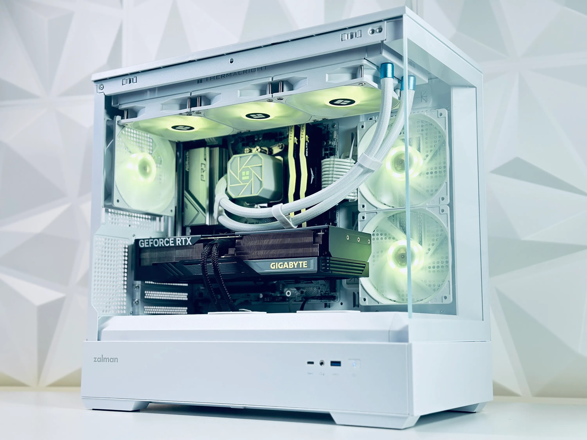 ☃️🌨️Liquid Cooled Gaming PC❄️Nvidia RTX 4070 12GB❄️AMD Ryzen 7 5800X 8 core❄️32GB DDR4❄️1TB NVME