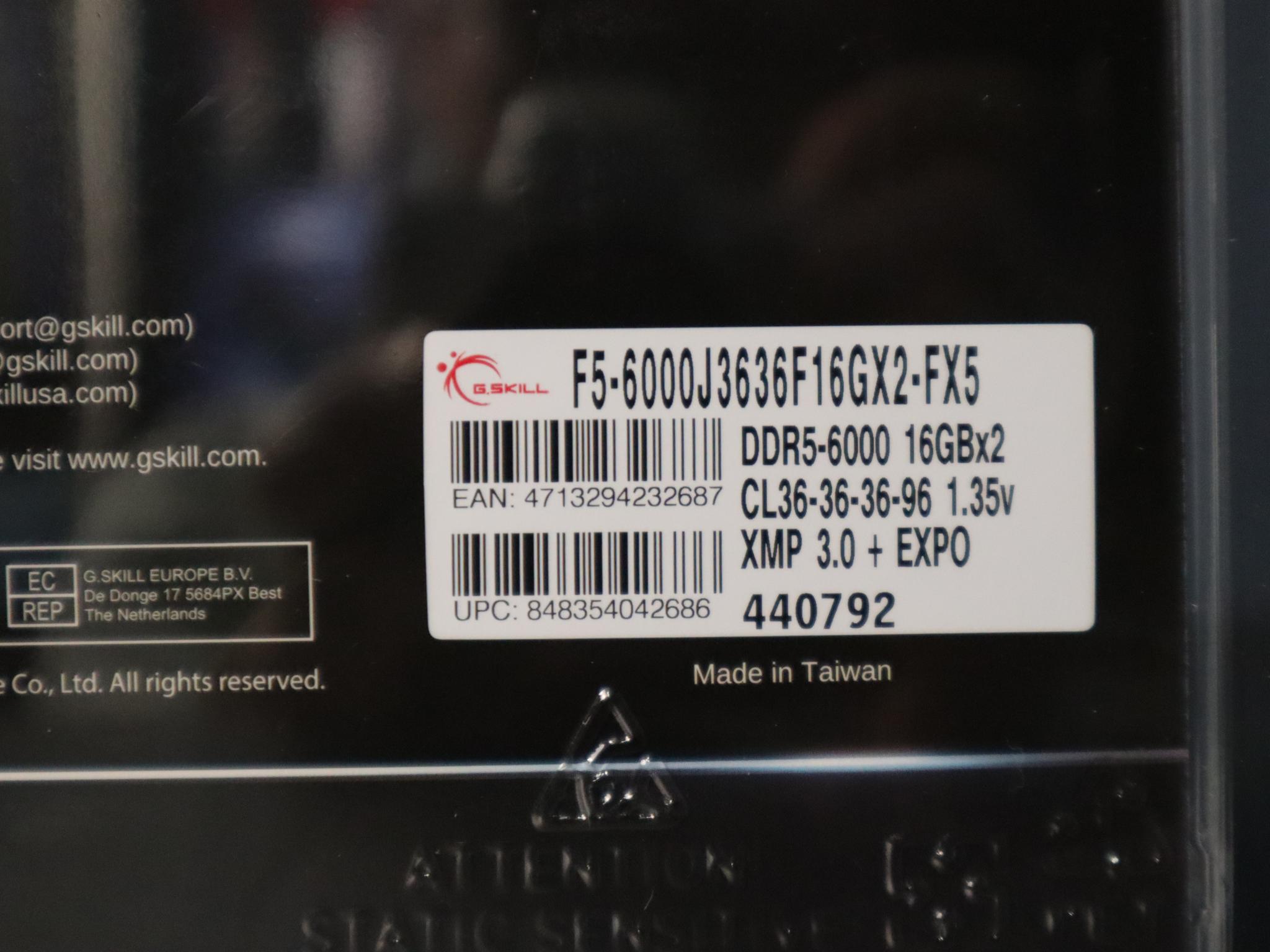 DDR5 Ram & Motherboard Combo - 32GB FlareX5 6000MT - ASUS TUF GAMING B650E-E WIFI