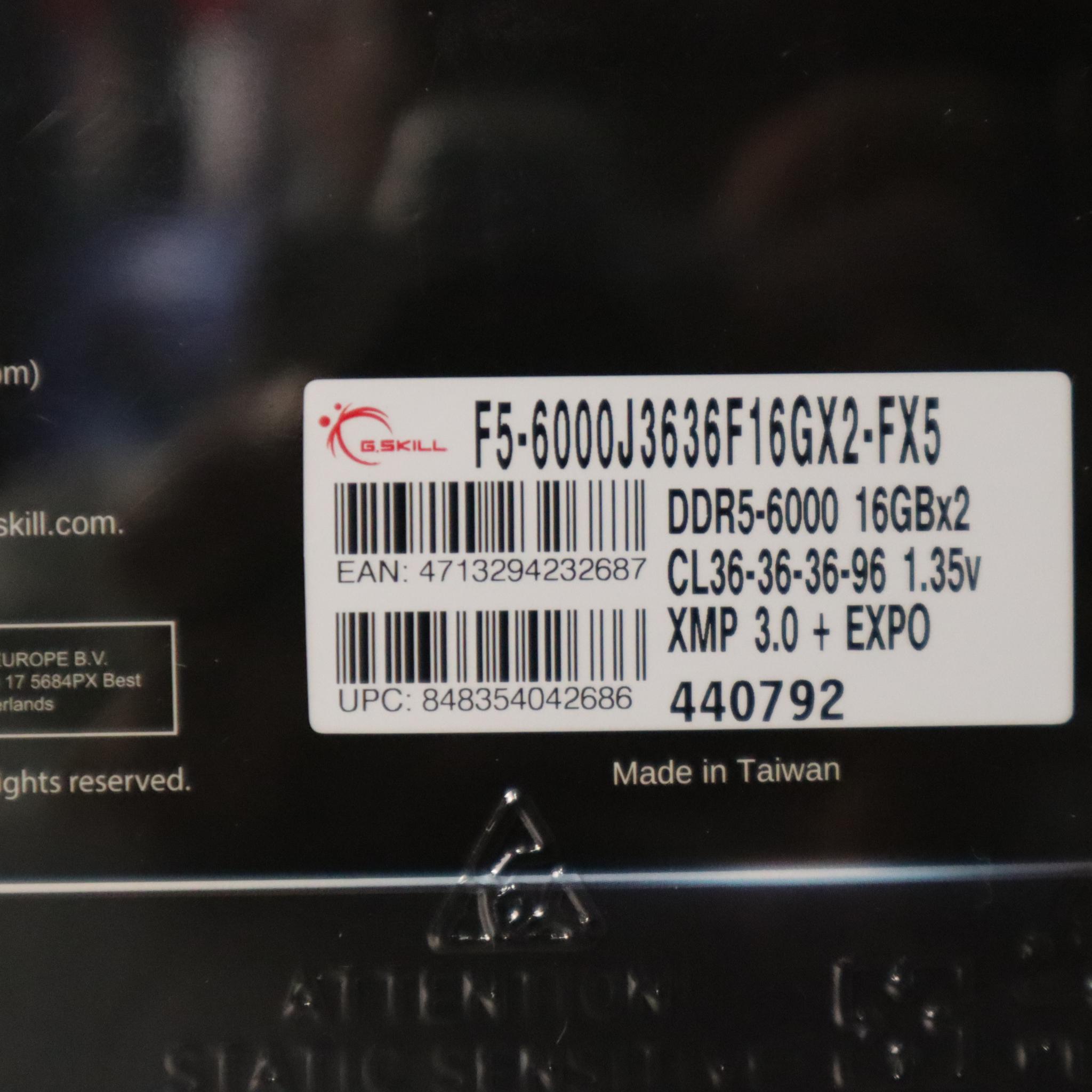 DDR5 Ram & Motherboard Combo - 32GB FlareX5 6000MT - ASUS TUF GAMING B650E-E WIFI