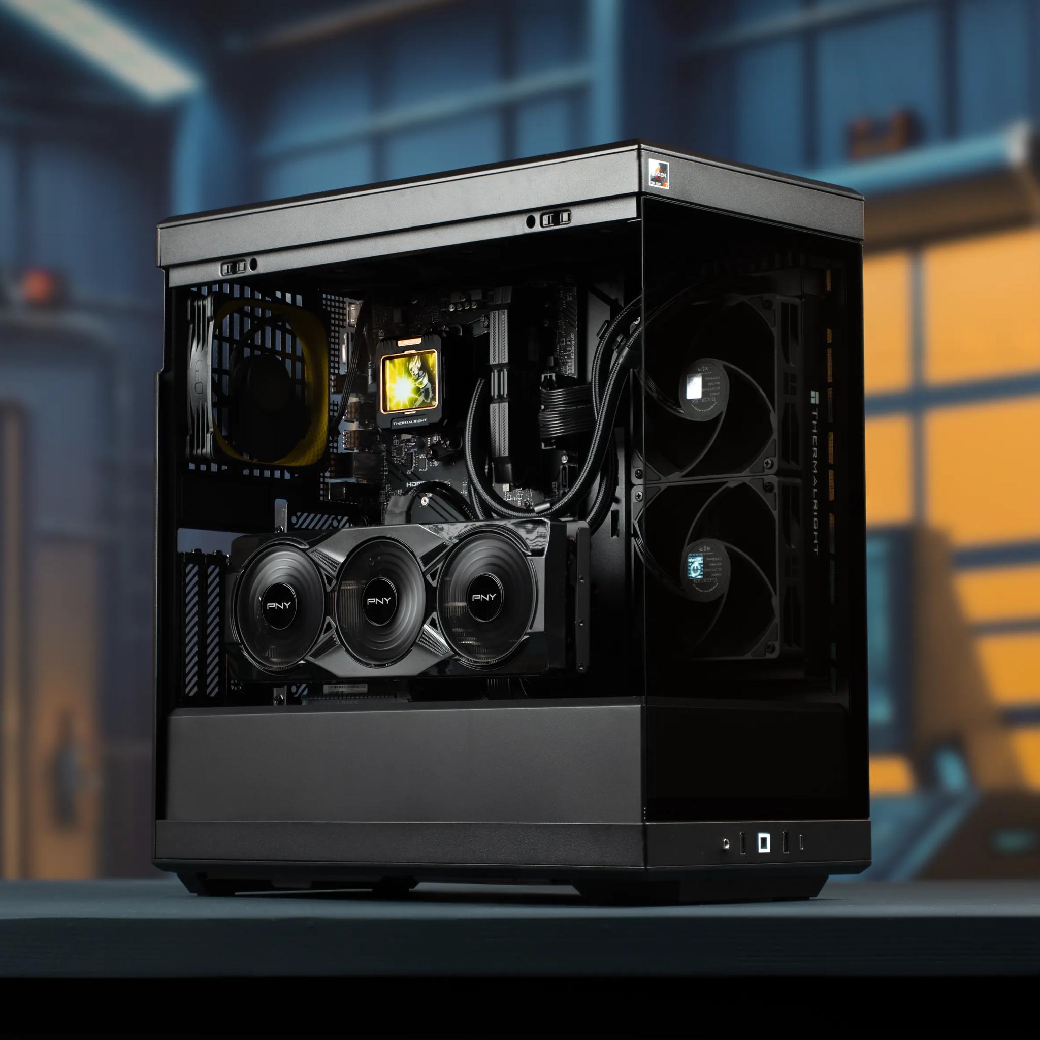 “Darcware.Deux” RTX 5070 Ryzen 7 7800X3D 32GB 2TB Windows 11 Workstation Gaming PC