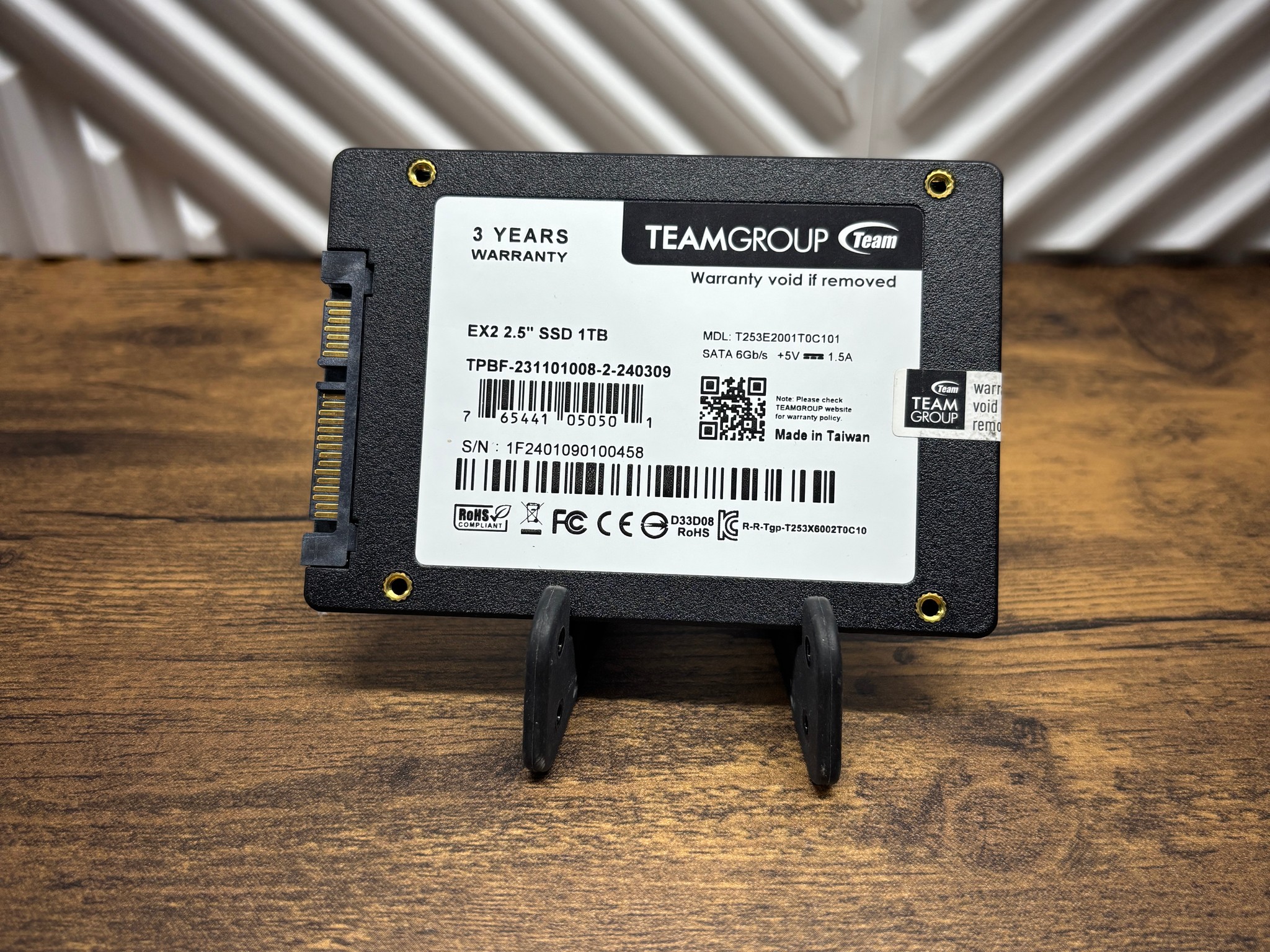 TeamGroup EX2 Elite 1TB (100% Health) 2.5” SATA III SSD 6Gb/s Solid State Drive