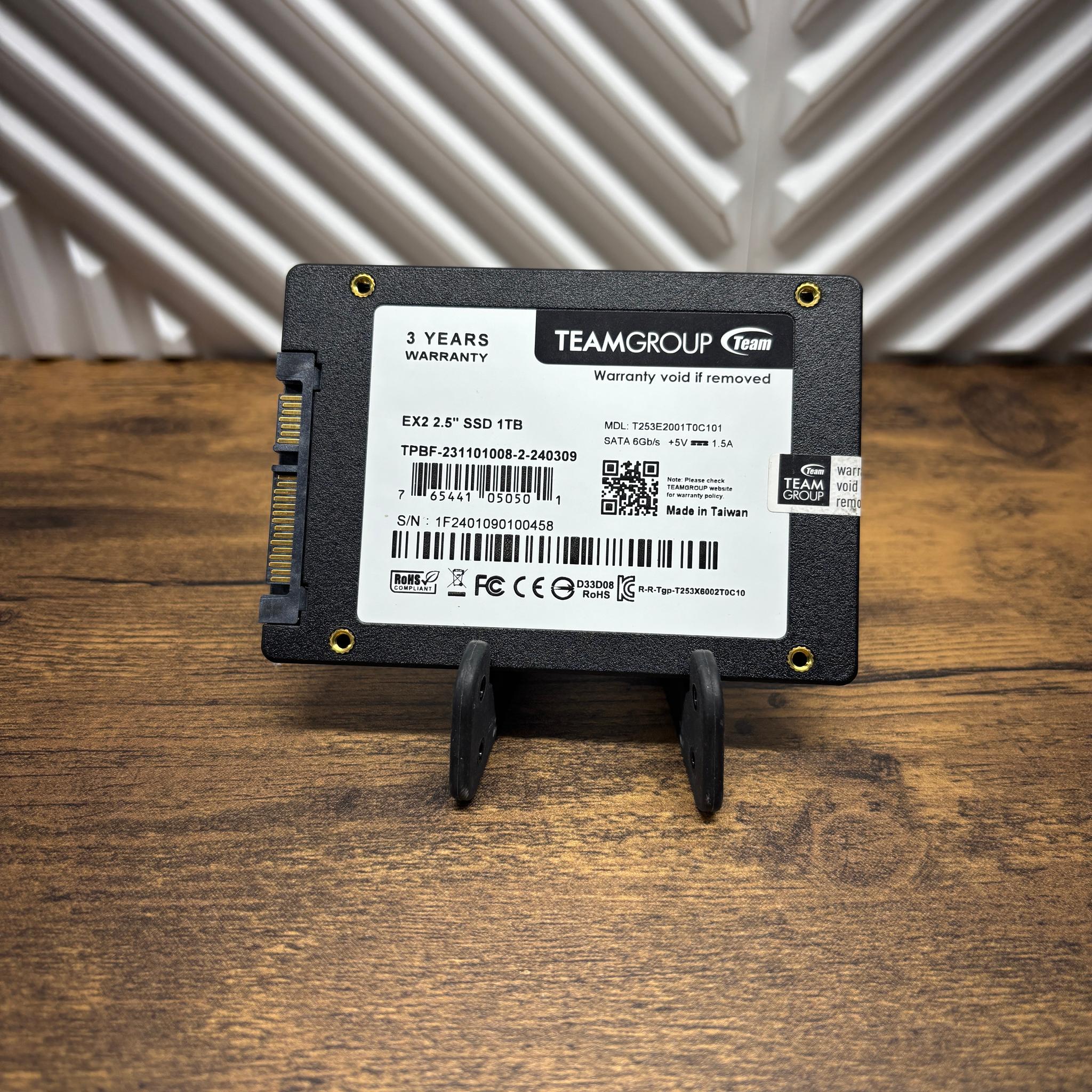 TeamGroup EX2 Elite 1TB (100% Health) 2.5” SATA III SSD 6Gb/s Solid State Drive